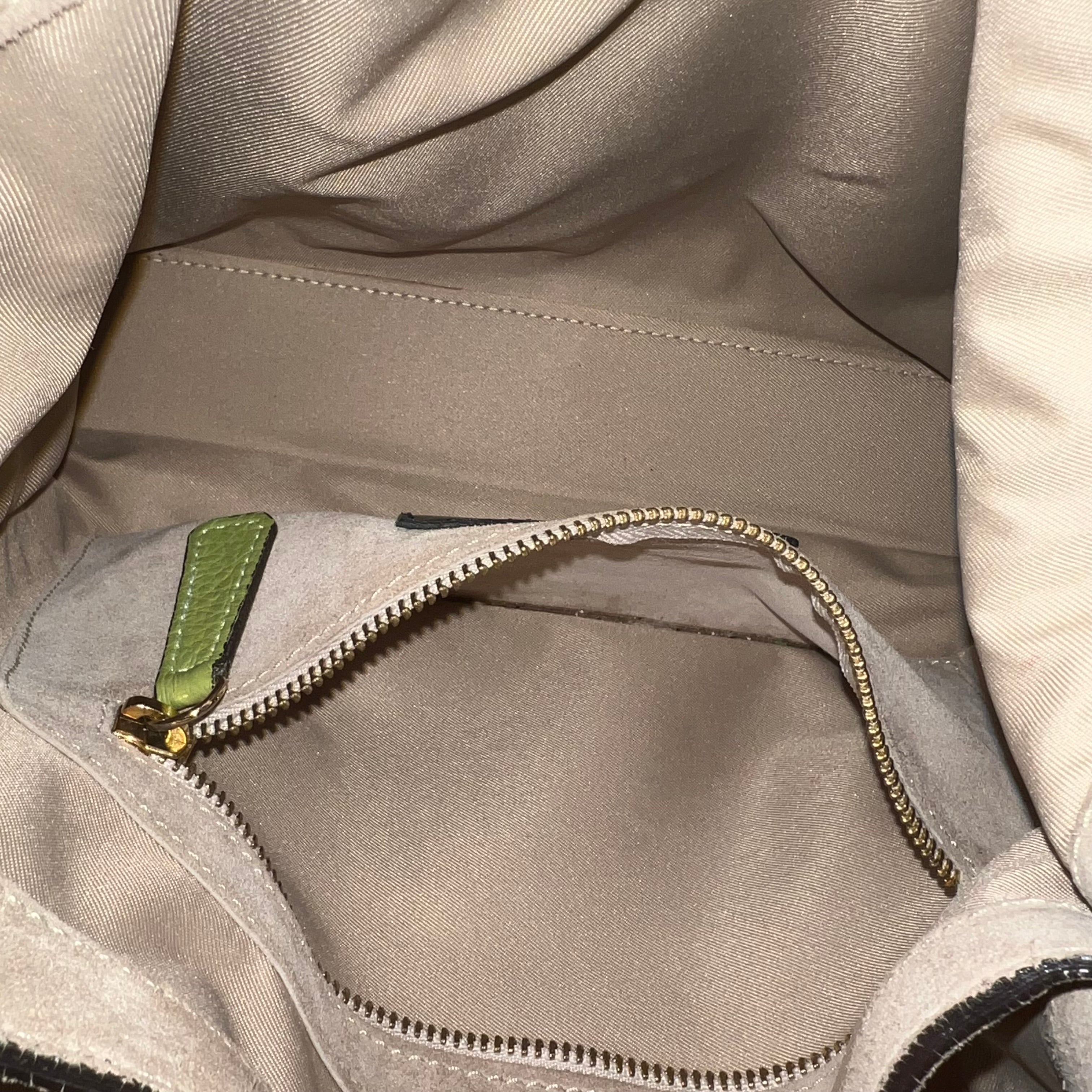Handbag Leather By vittoria napoli, Size: Medium
