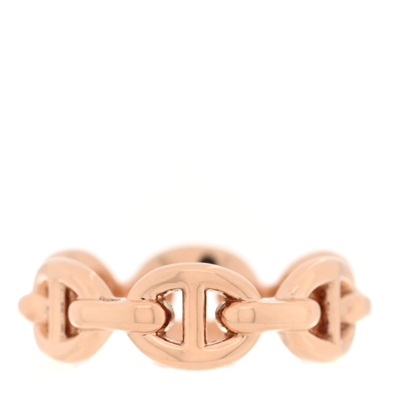 18K Rose Gold PM Chaine d'Ancre Enchainee Ring 47 4