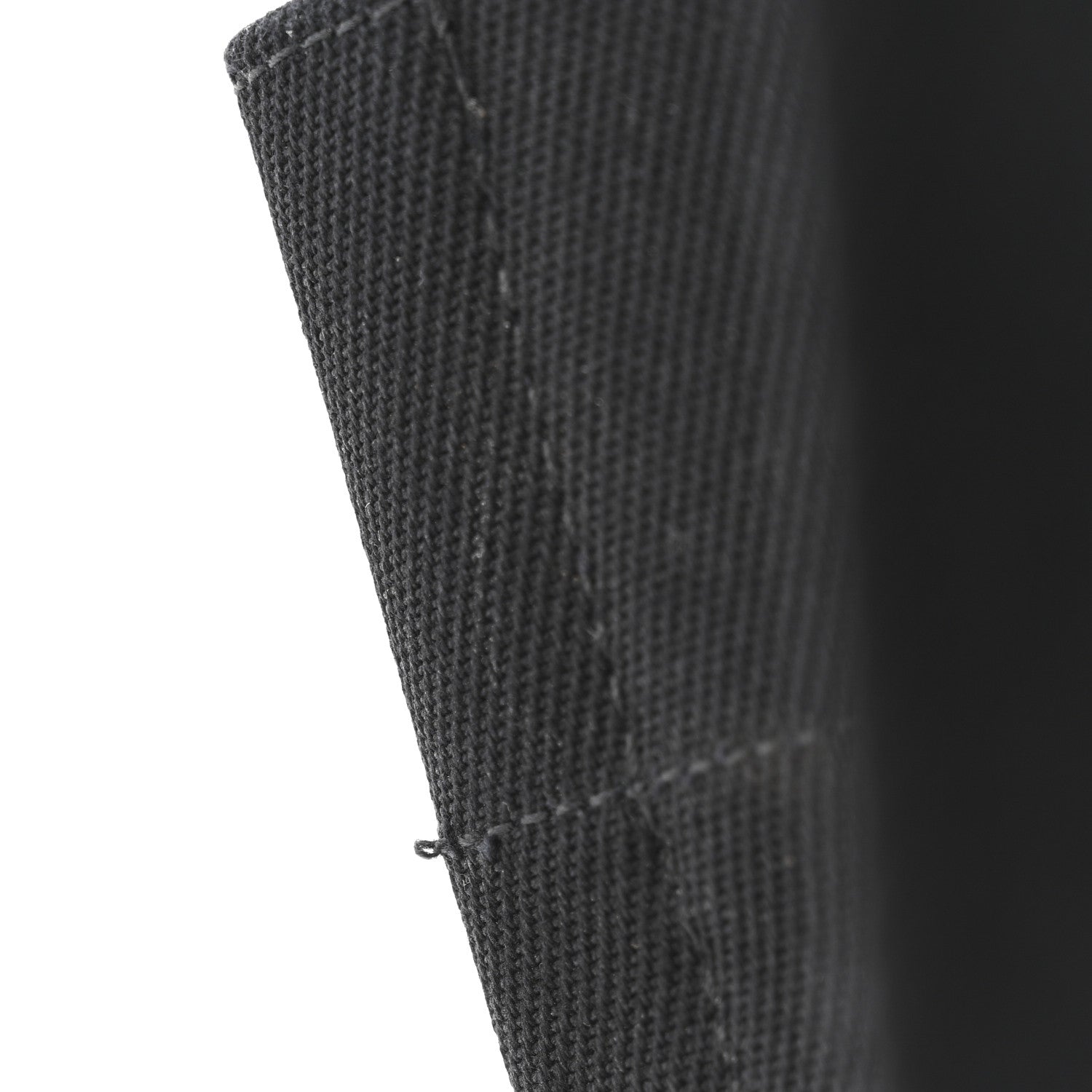 Linen Calfskin Rive Gauche Tote Black