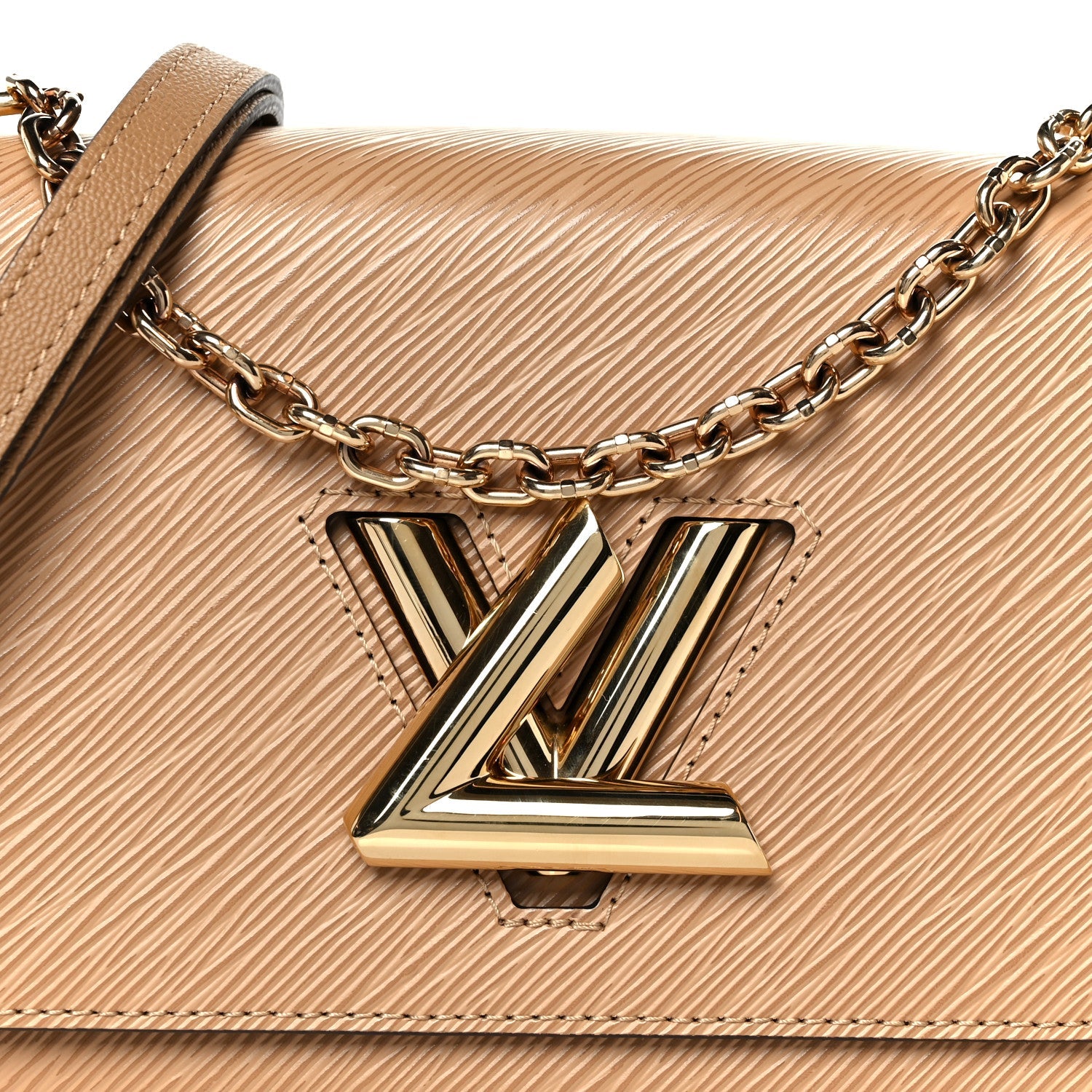 Epi Twist Shoulder Bag MM Camel