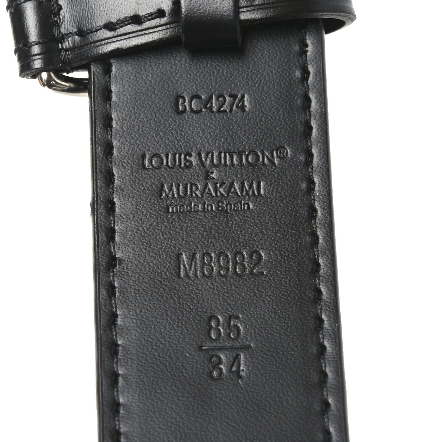 LV X TM Monogram Multicolor 30mm Belt 85 34 Black