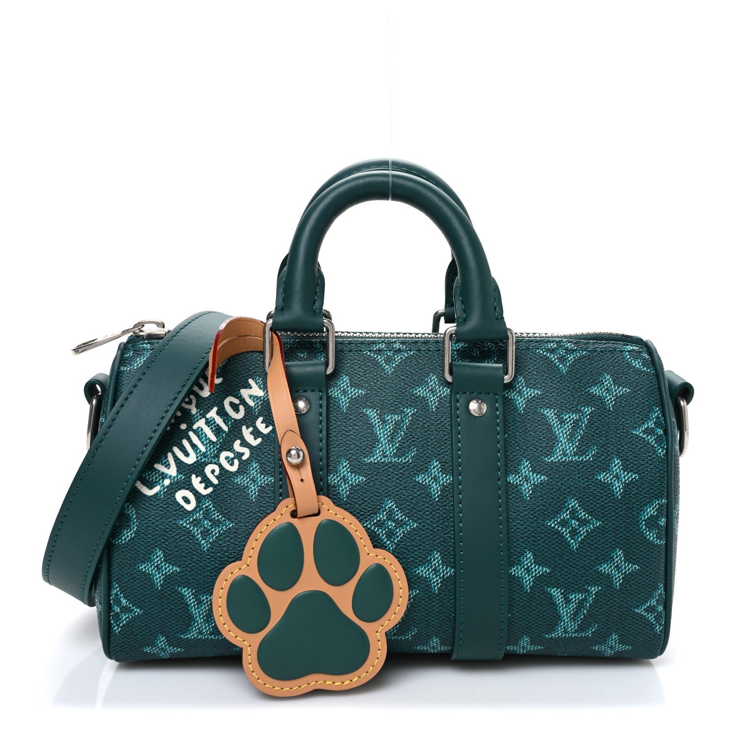 Monogram Heritage Keepall Bandouliere 25 Green
