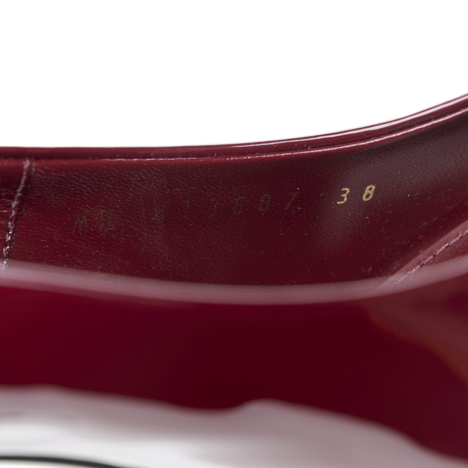 Vernice Seta Soft Norma 90 Pumps 38 Grenat