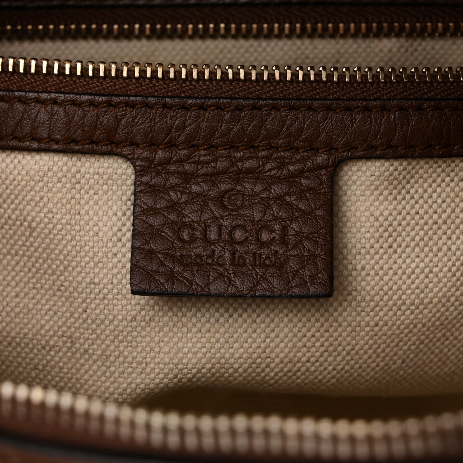 Monogram Vintage Web Small Boston Brown
