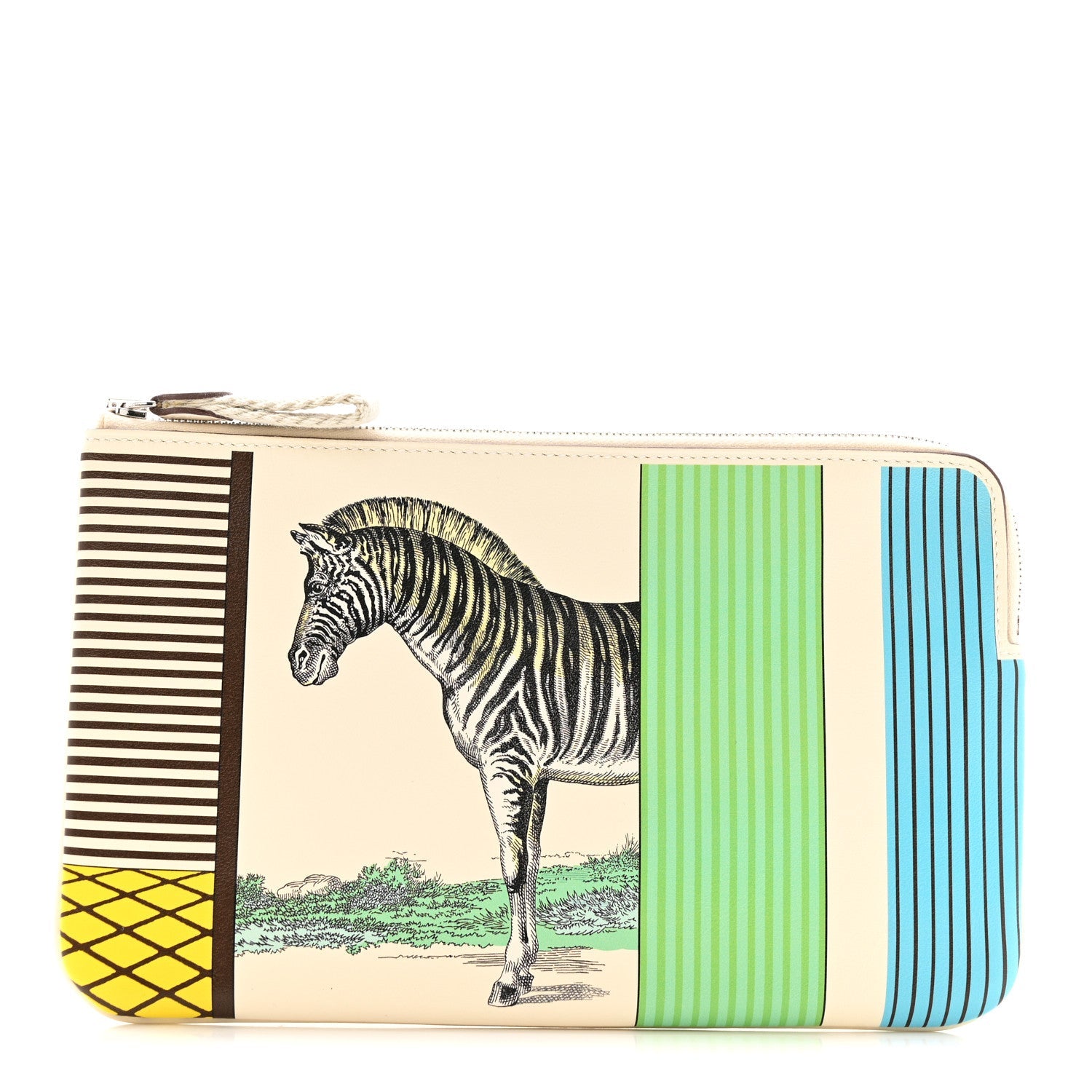 Swift Grand Theatre Nouveau Carre Long Pocket Pouch Nata Multicolor