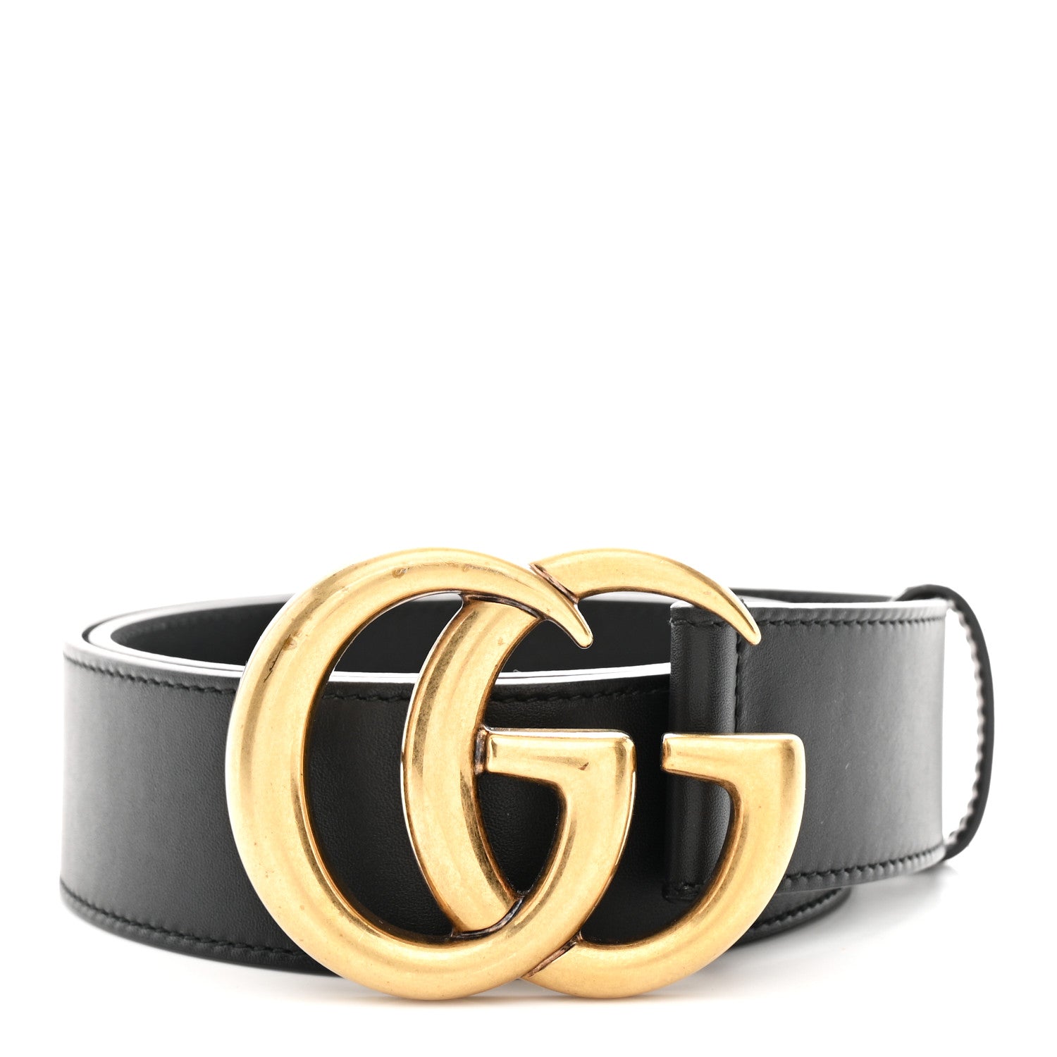 Calfskin Double G 40mm Belt 85 34 Black