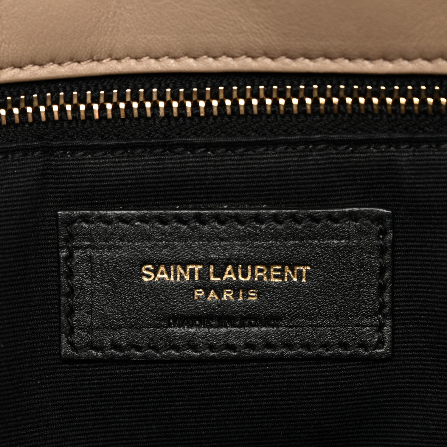 Lambskin Quilted Medium Loulou Puffer Monogram Chain Satchel Dark Beige