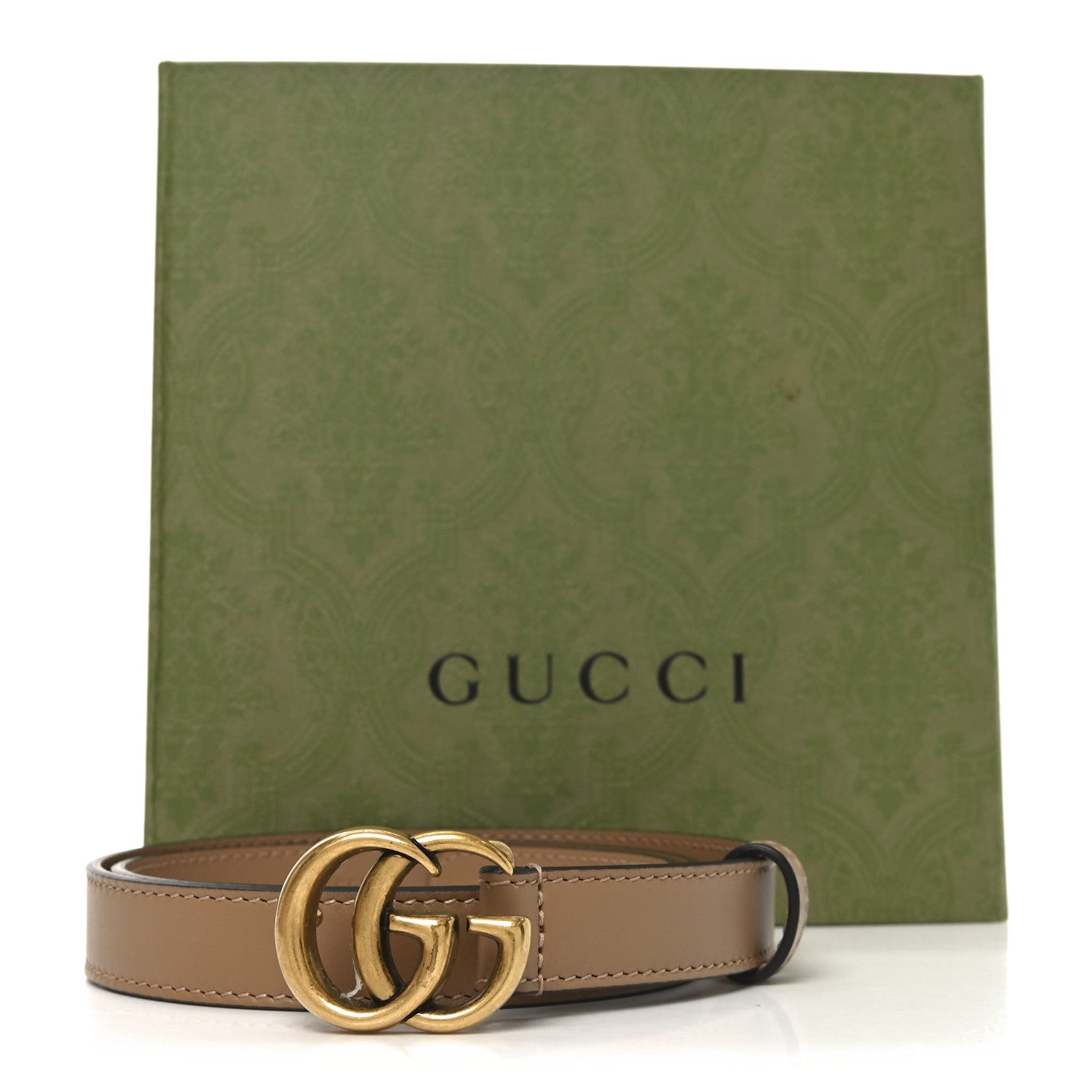 Calfskin Double G 20mm Belt 75 30 Porcelain Rose
