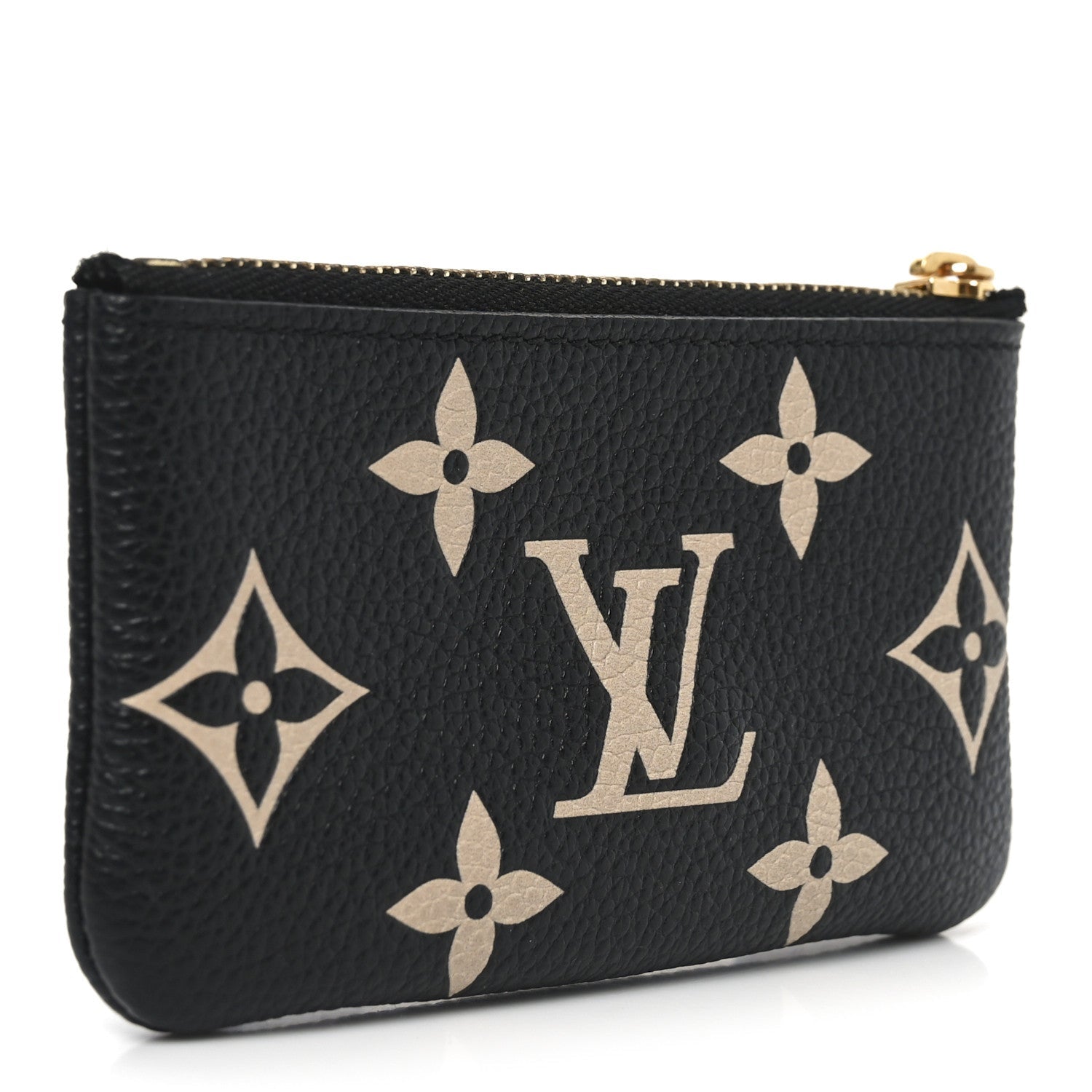 Empreinte Monogram Giant Key Pouch Black Beige