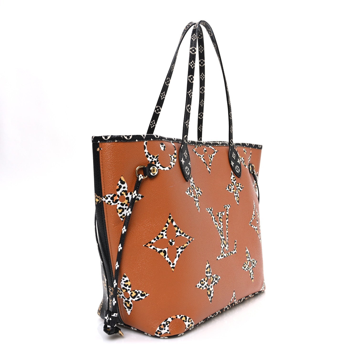 Monogram Giant Jungle Neverfull MM Black