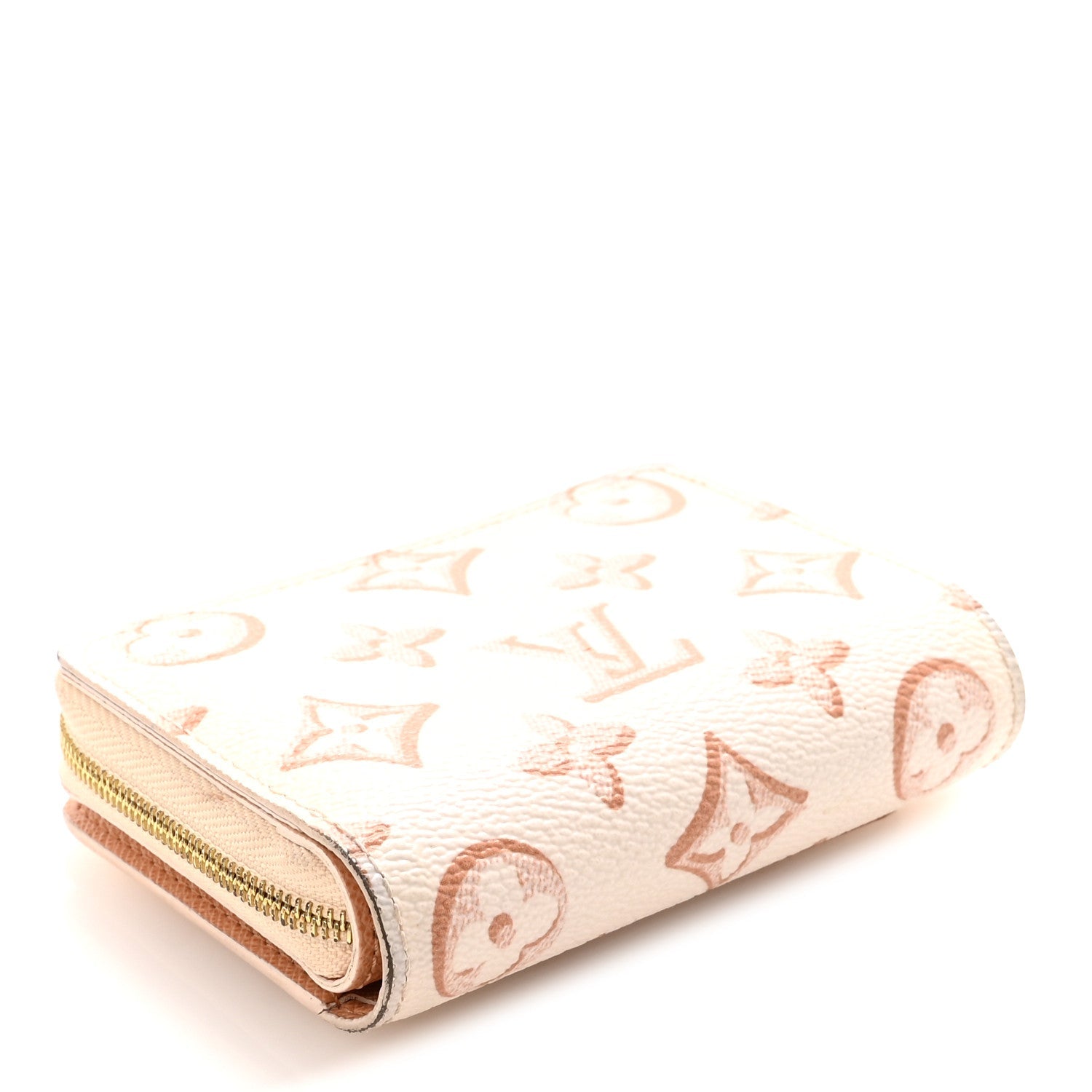 Monogram Fall for You Zippy Compact Wallet Beige Clair