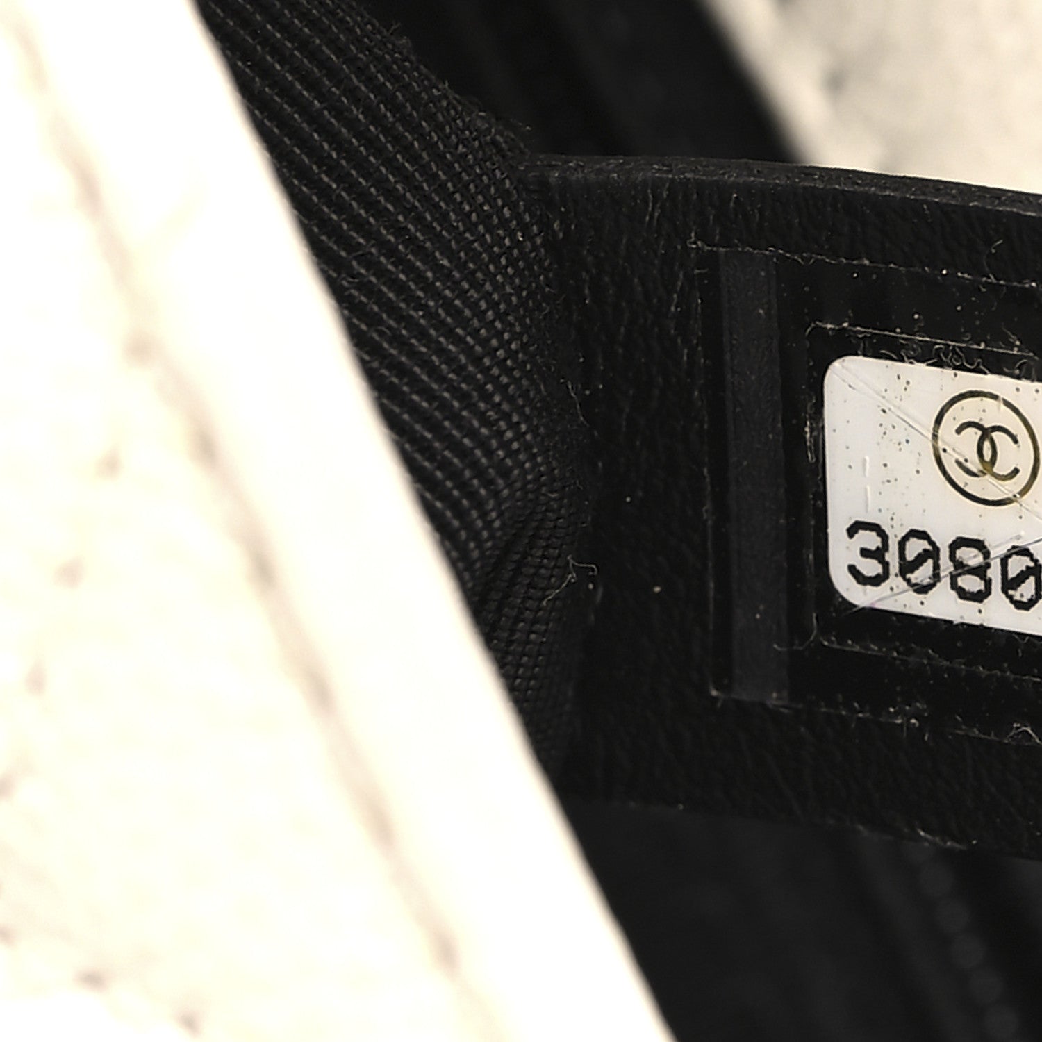 Caviar Quilted My Everything Small Flap White Black