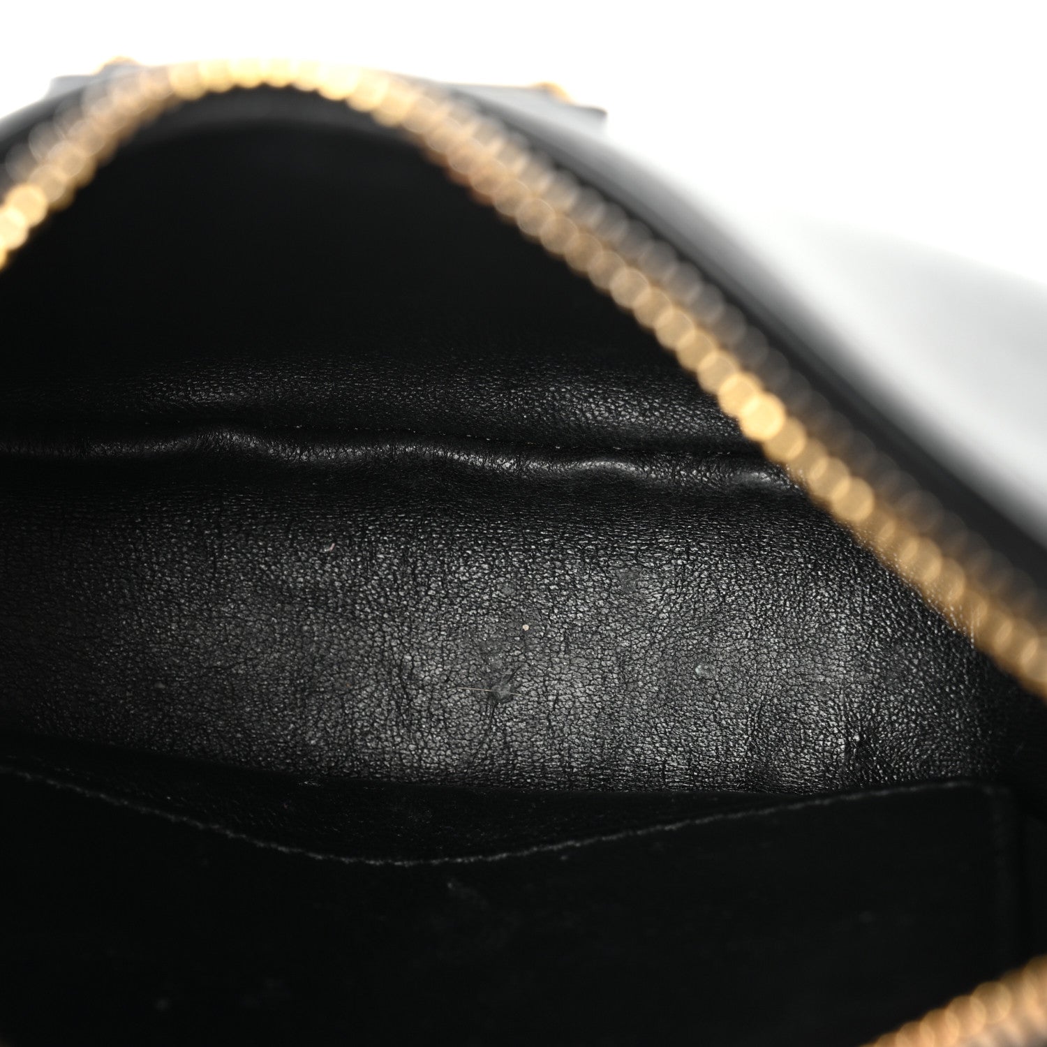 Soft Calfskin Arque Shoulder Bag Black