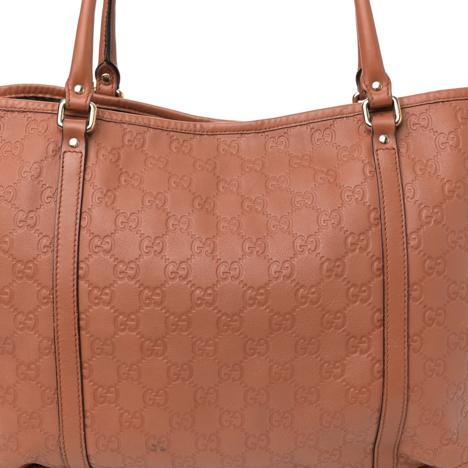 Guccissima Vitello Tender Medium Joy Tote Saffron