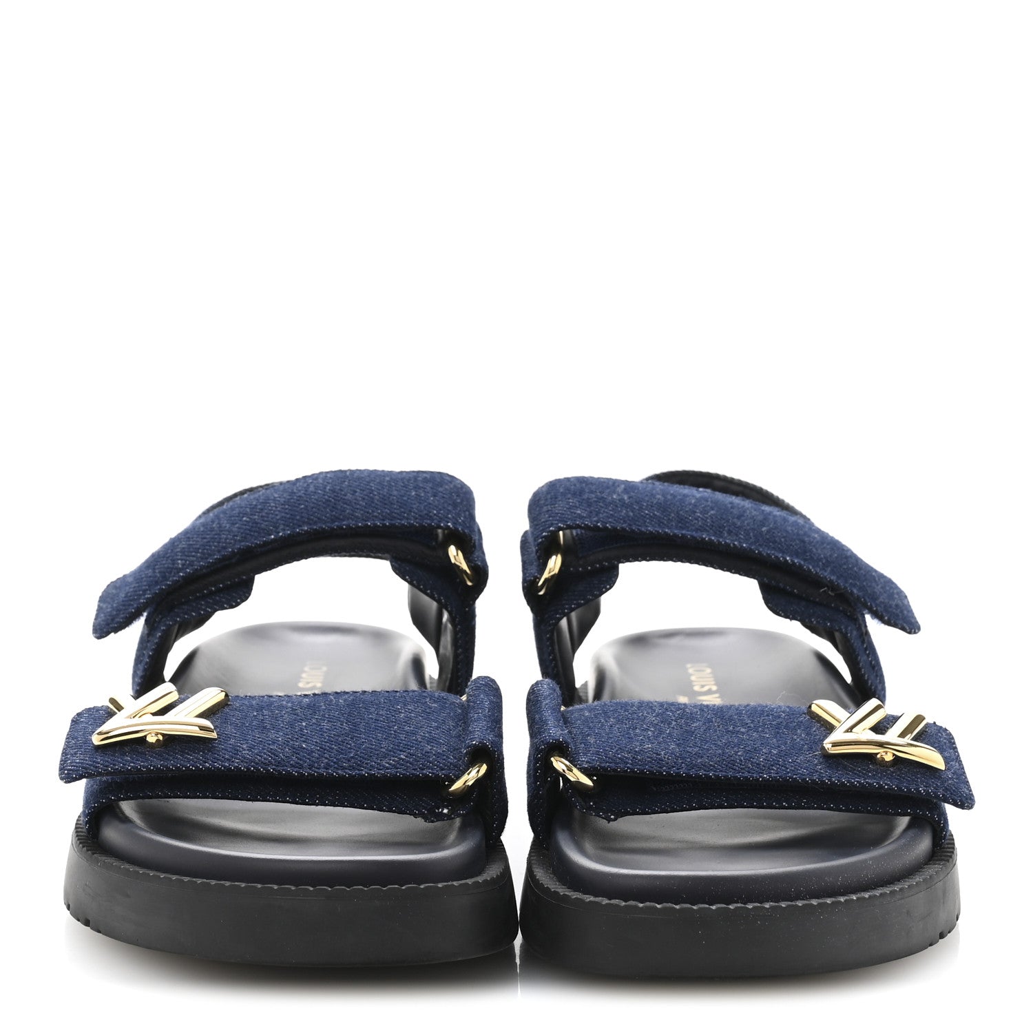 Denim Sunset Comfort Flat Sandals 37.5 Blue