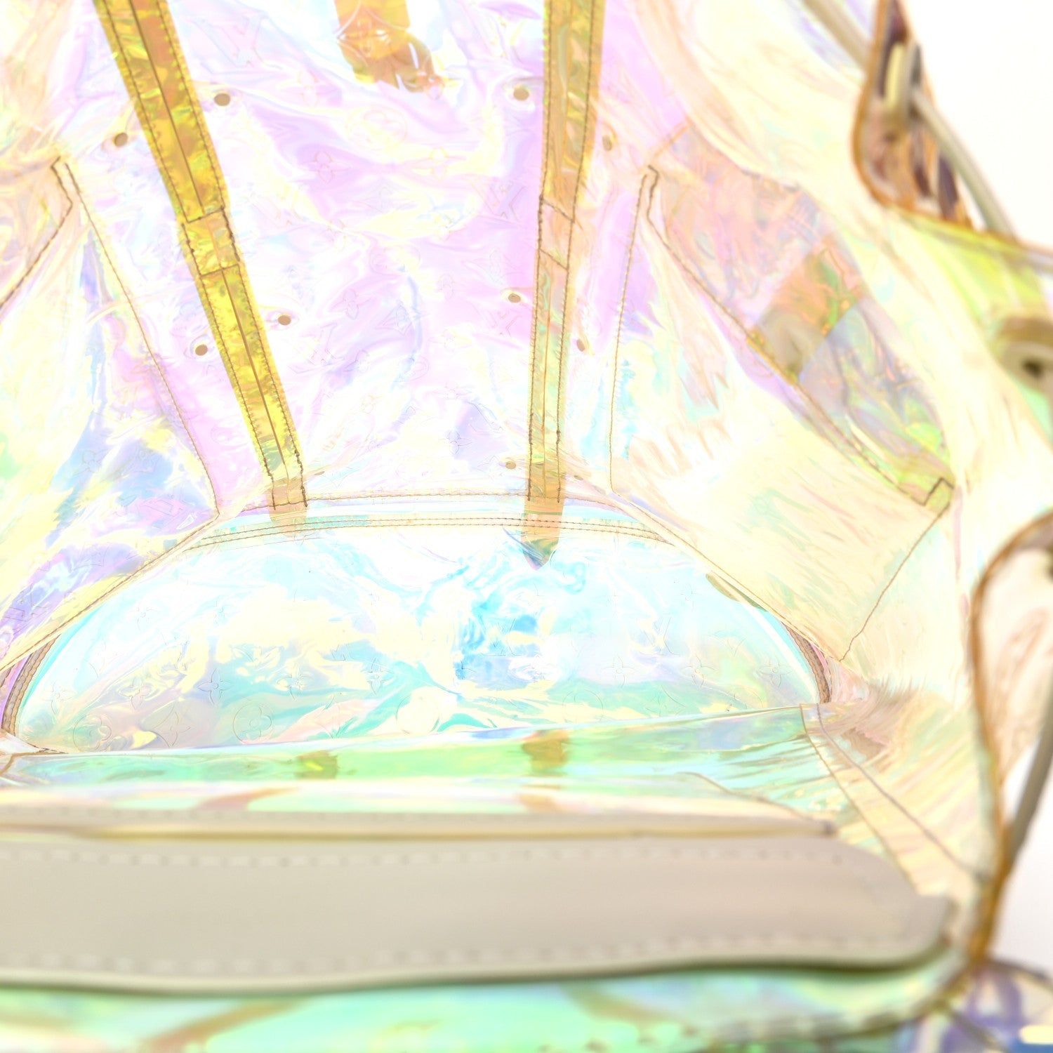 PVC Monogram Christopher Backpack GM Iridescent Prism