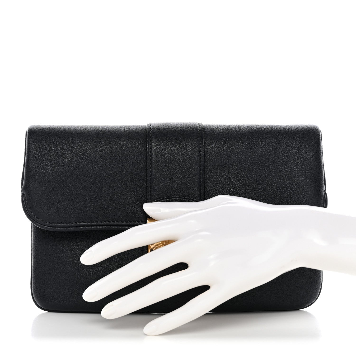 Calfskin Slim Clutch MM Sofia Coppola Cobalt