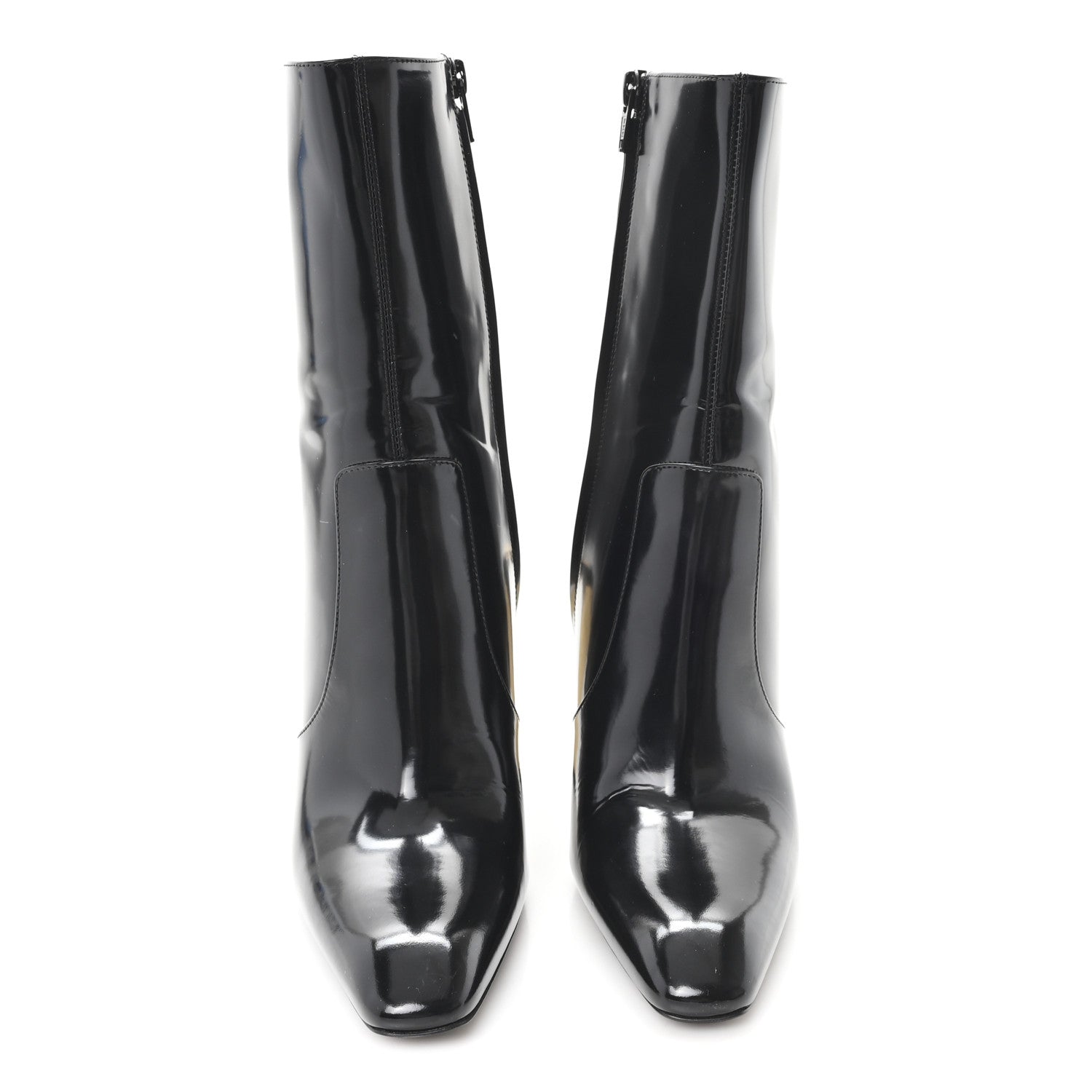 Vitello Marilyn Auteuil 105 Ankle Zip Boots 40 Black