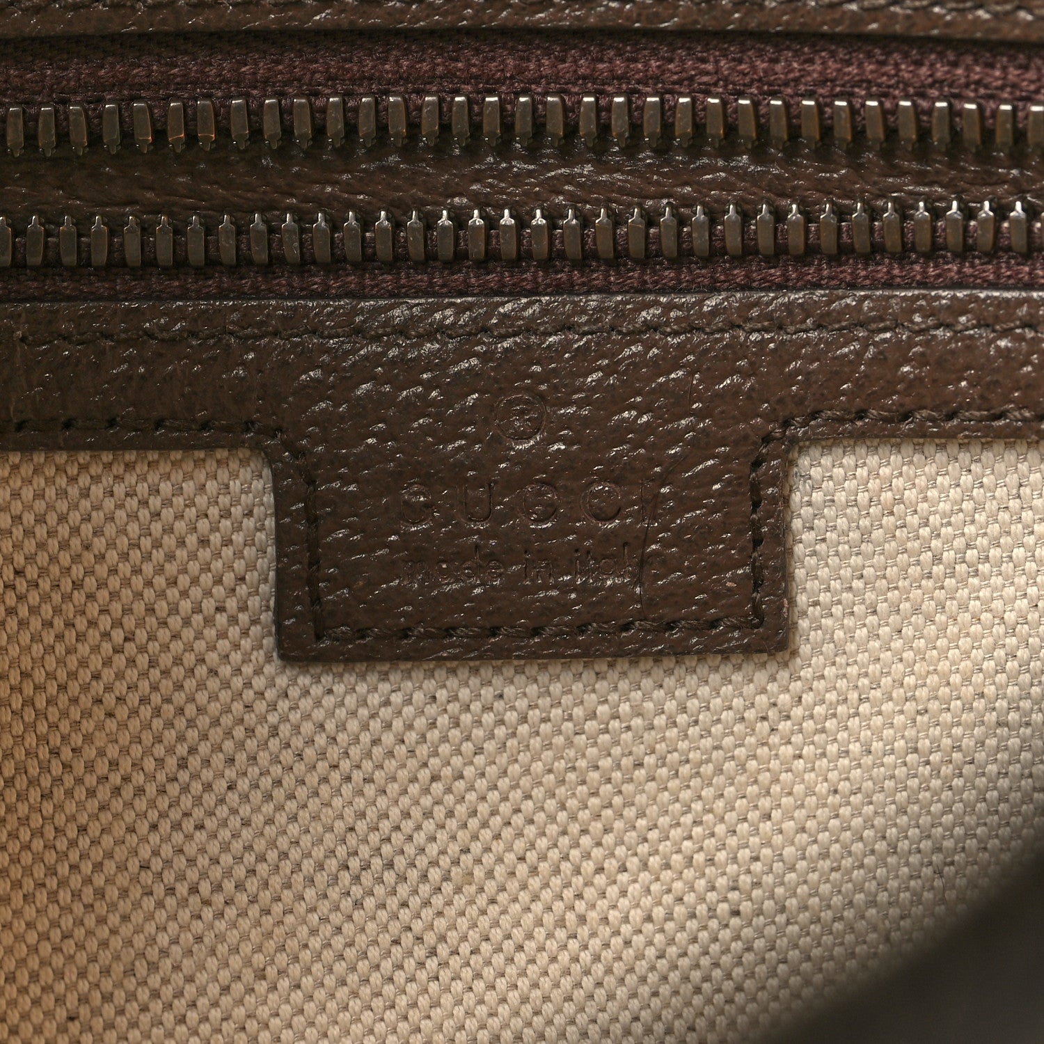 GG Supreme Monogram Web Small Ophidia Half Moon Hobo Brown
