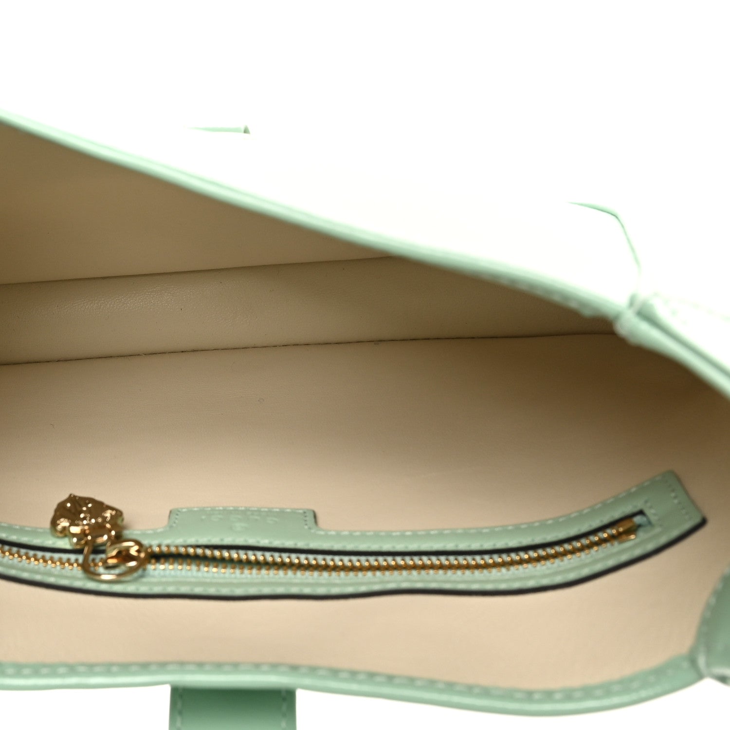 Patent Calfskin Small Jackie Shoulder Bag Light Green