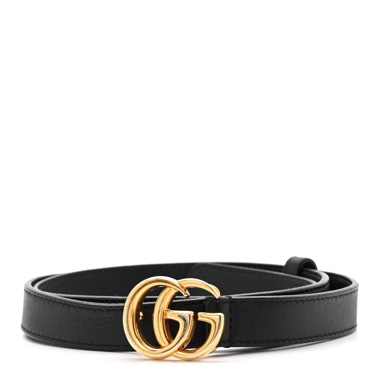 Calfskin Double G 20mm Belt 85 34 Black
