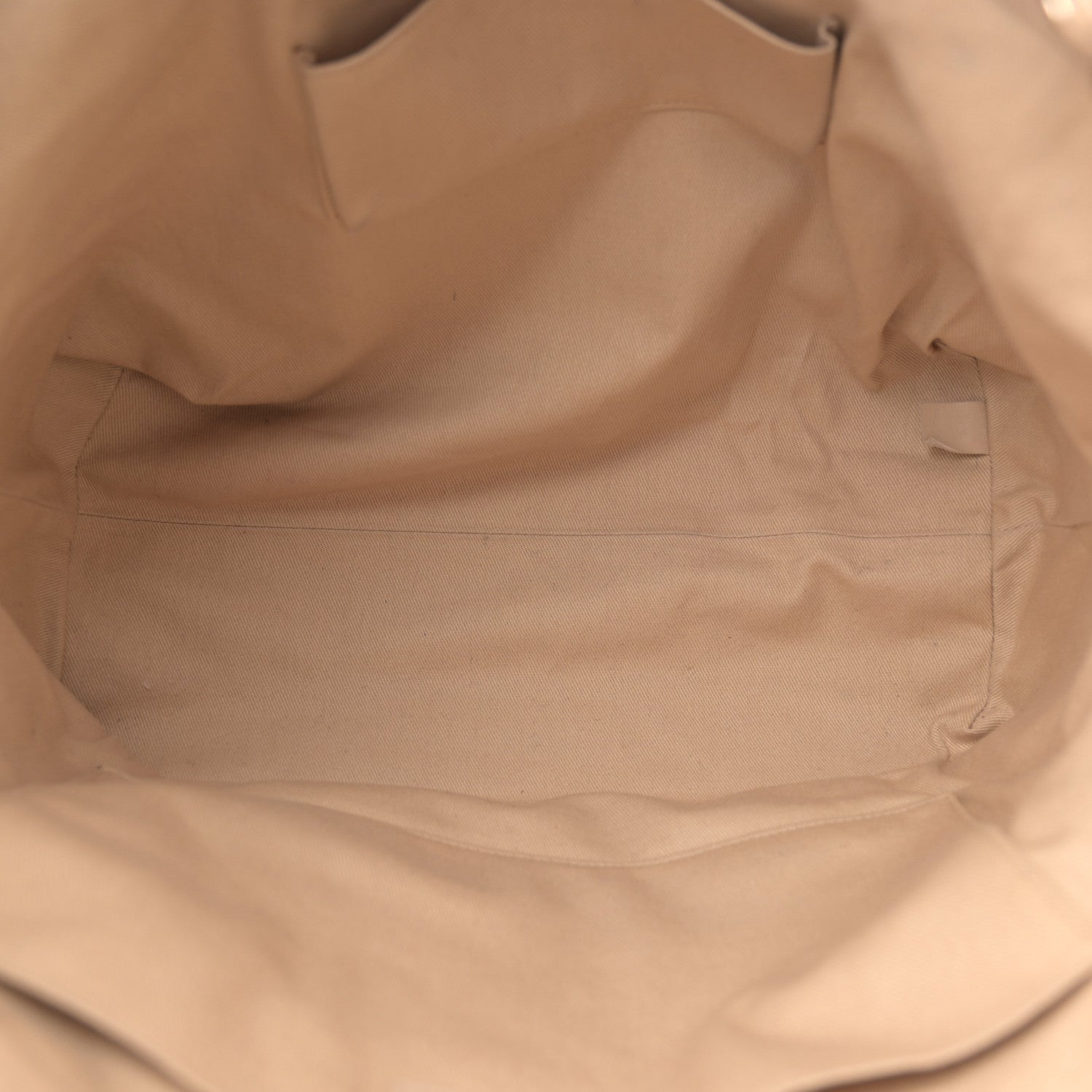 Caviar Stitched Shopping Tote Beige