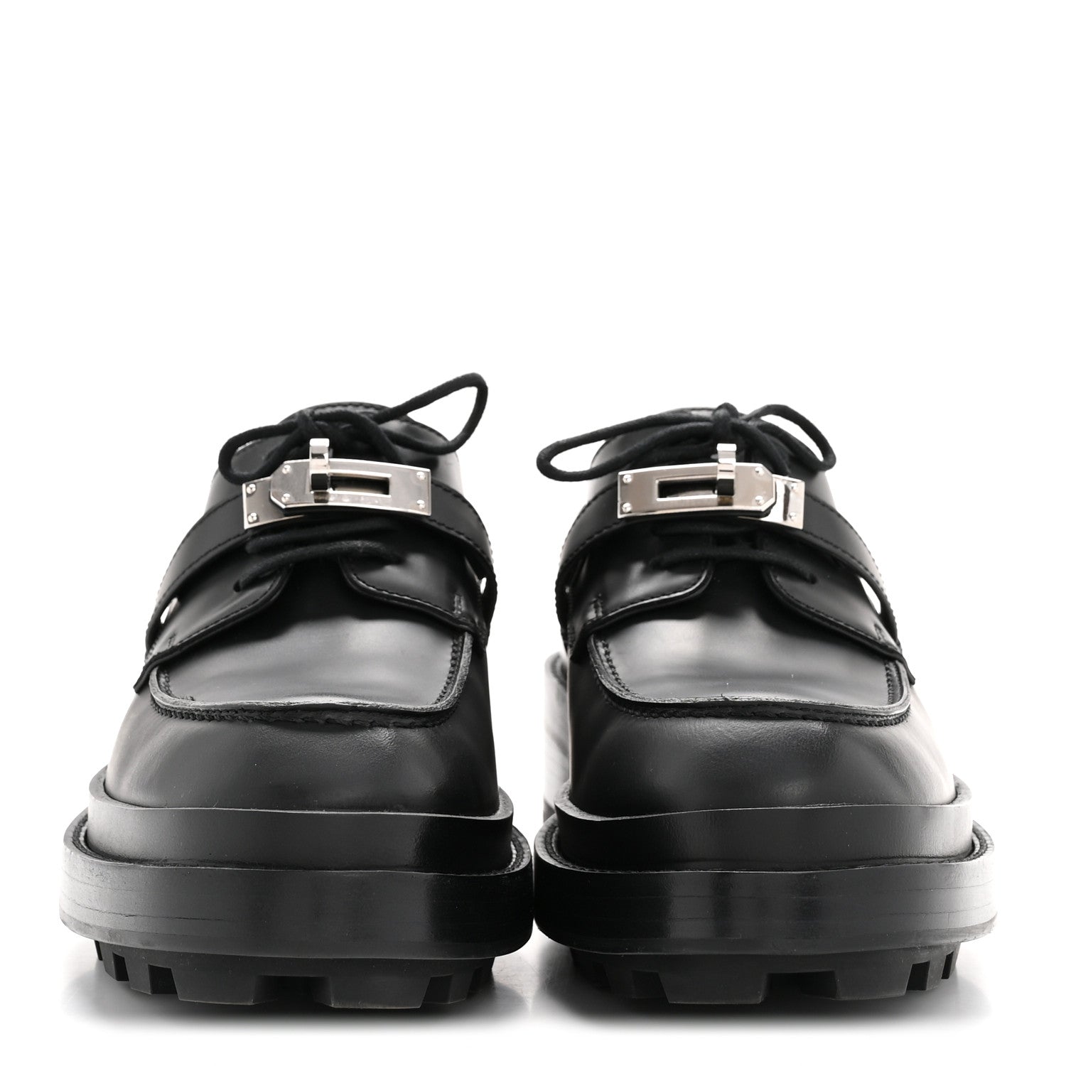 Glossed Calfskin First Oxford 37 Black