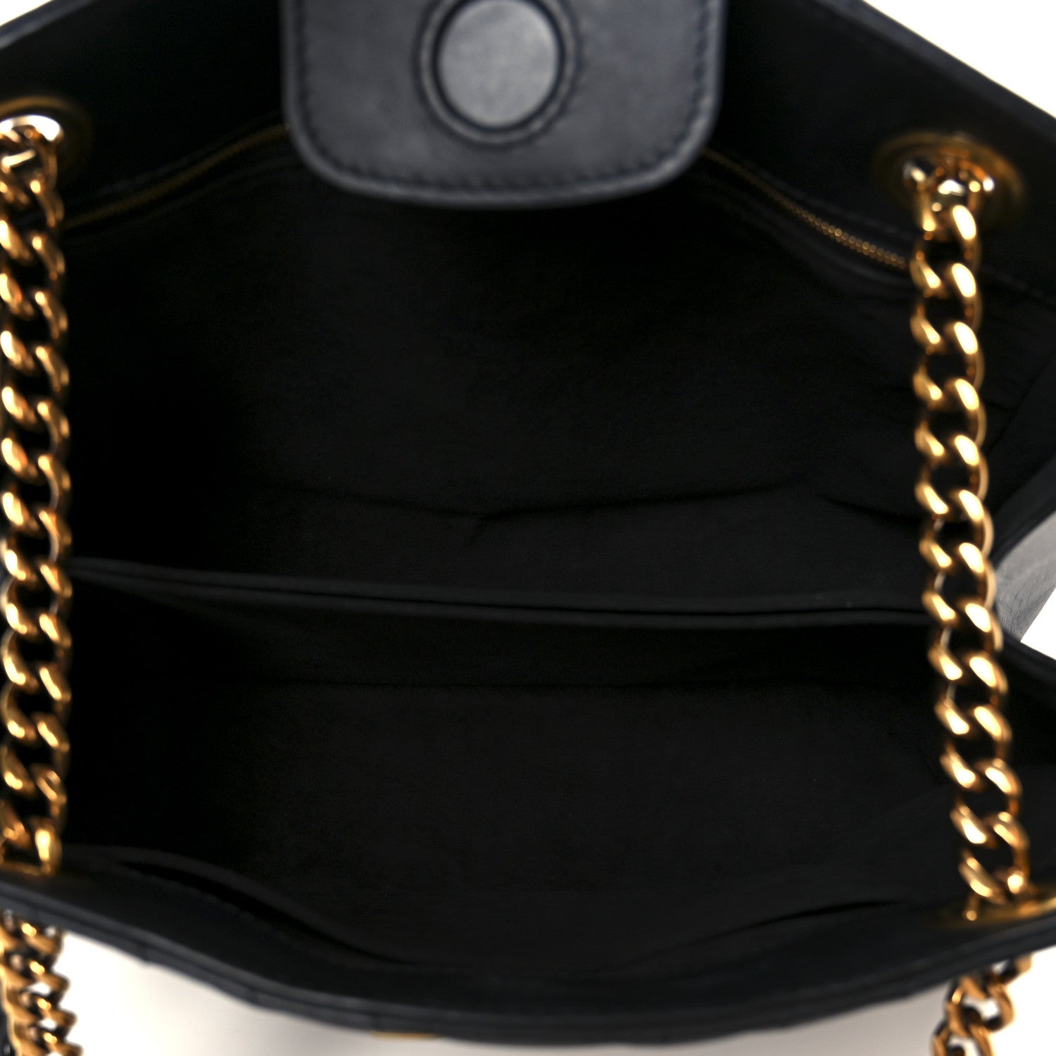 Calfskin New Wave Chain Tote Black