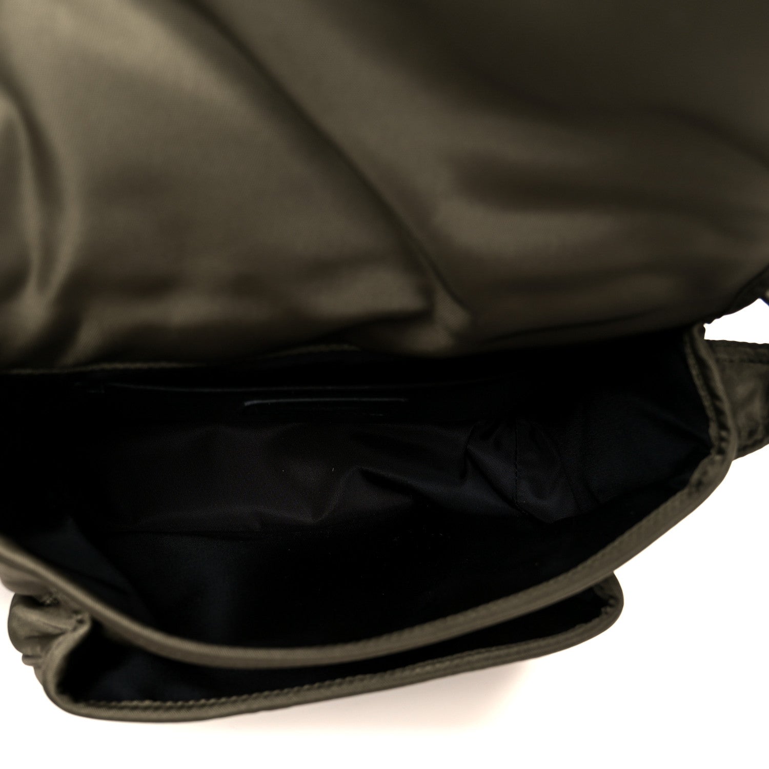 Econyl Nylon Small Niki Messenger Deep Milita