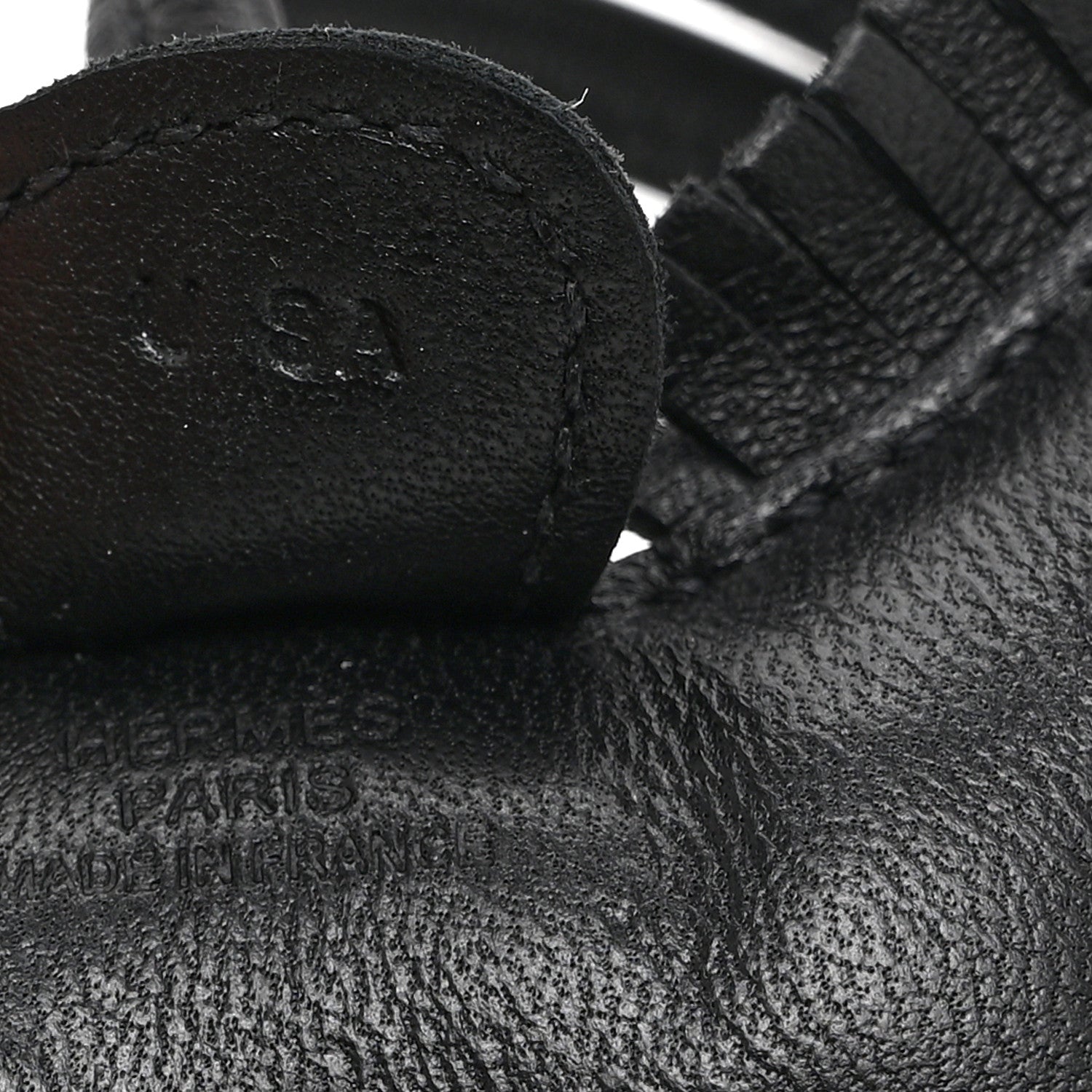 Milo Lambskin Grigri Rodeo Horse Bag Charm PM So Black