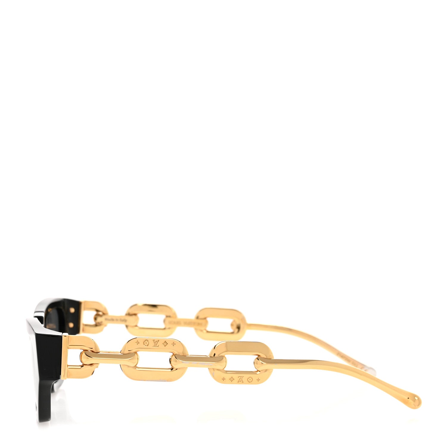 Metal LV Edge Sunglasses Z1473W Black