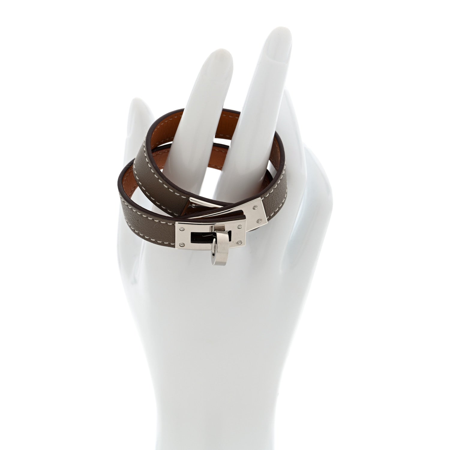 Swift Kelly Double Tour Bracelet T1 Etoupe