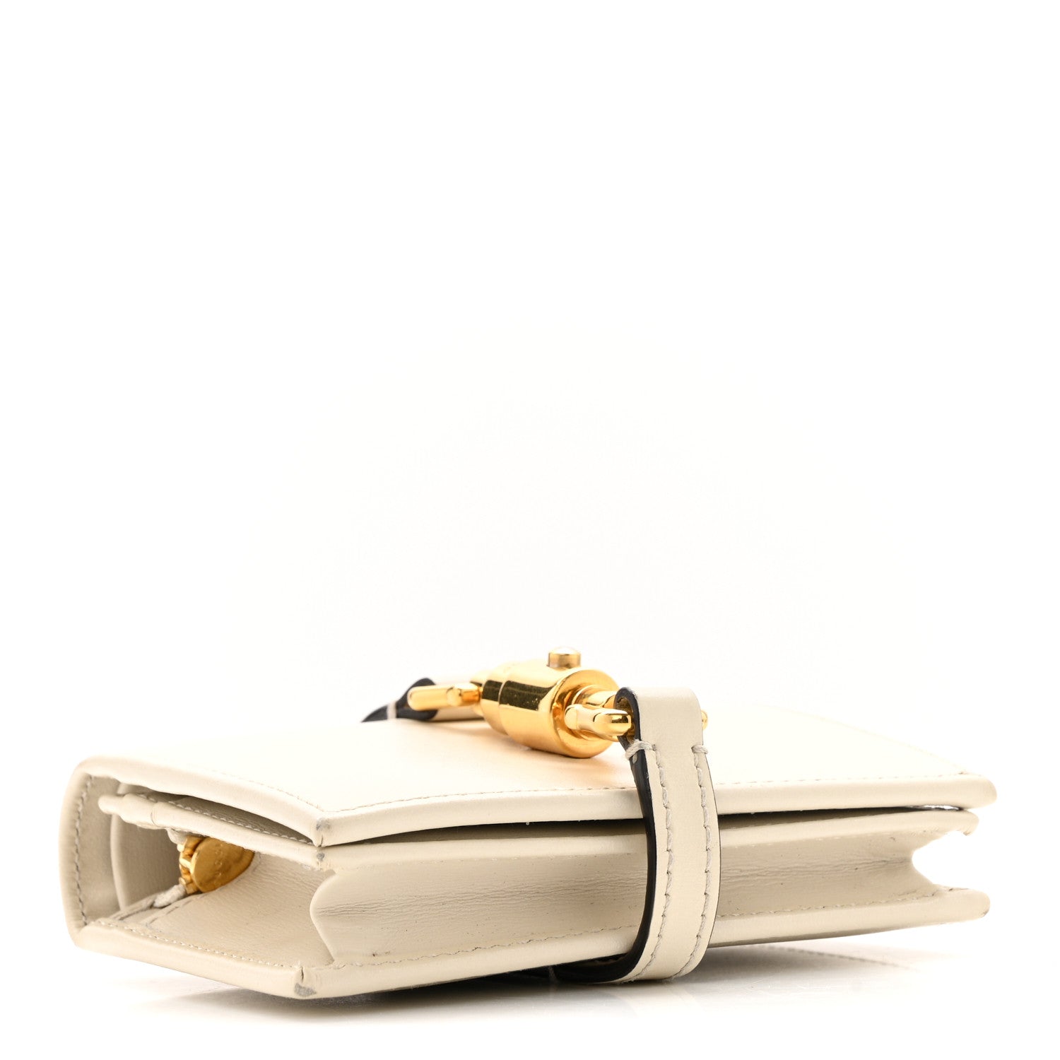 Calfskin Jackie 1961 Card Case Mystic White