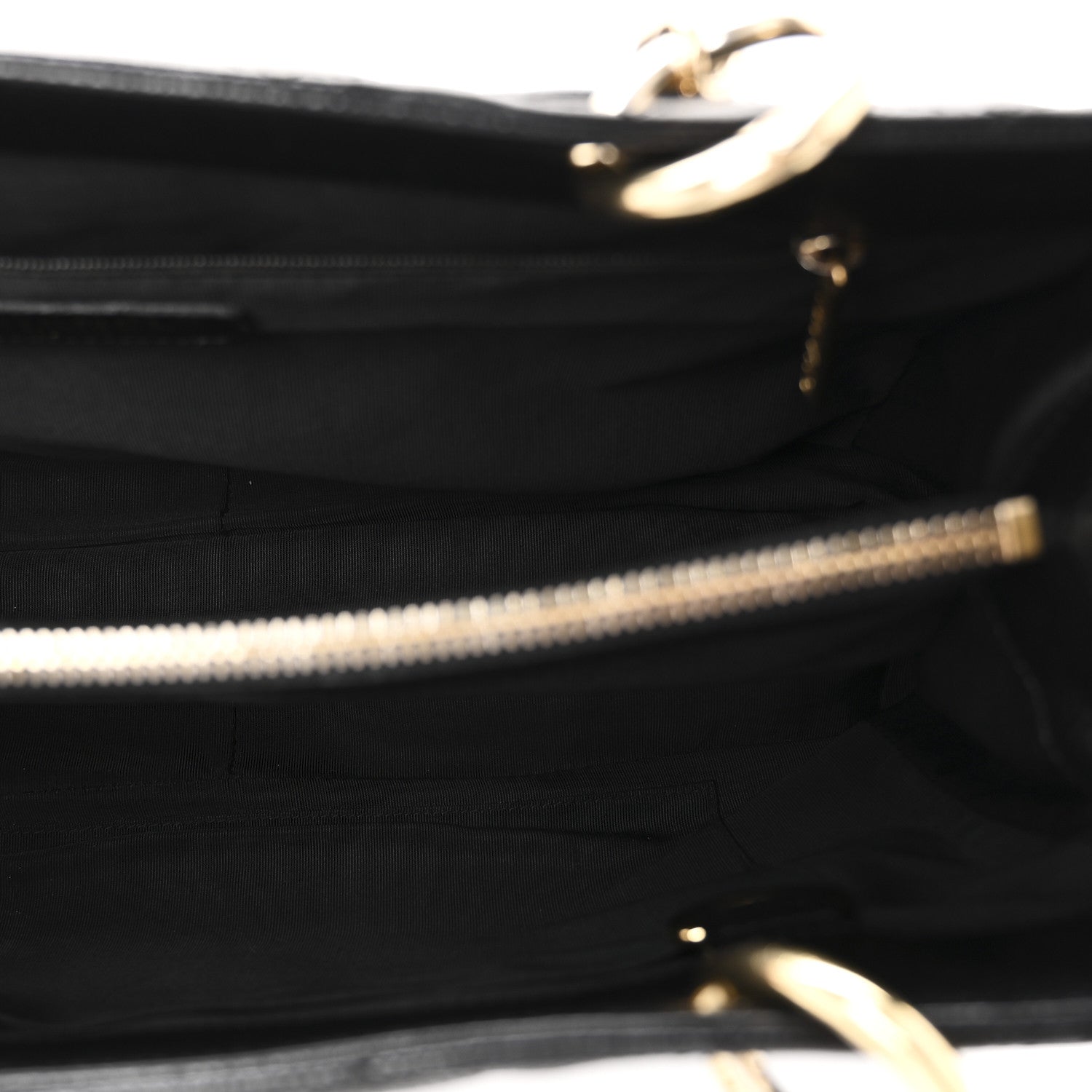 Caviar Quilted Grand Shopping Tote GST Black