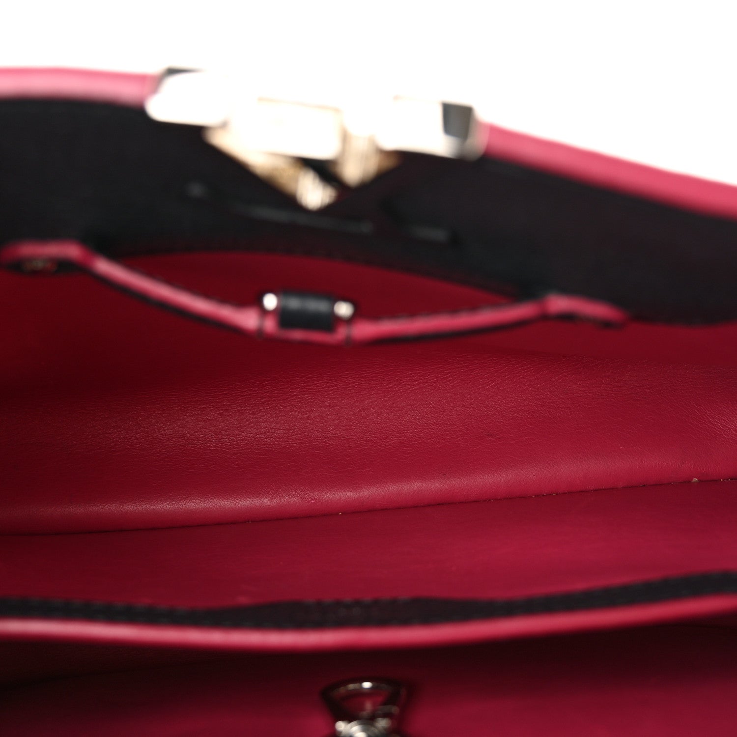 Taurillon Capucines BB Cobalt Fuchsia