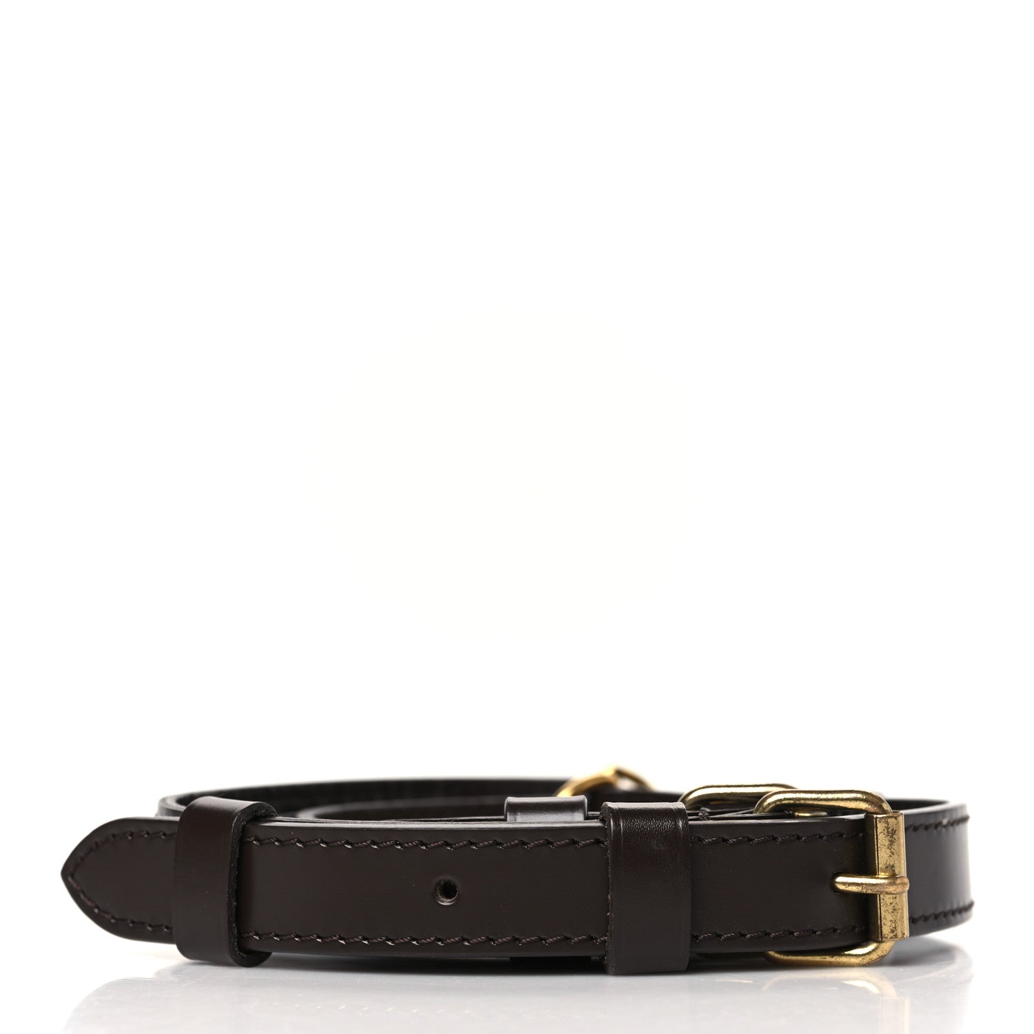 Calfskin Adjustable Speedy Bandouliere Shoulder Strap Brown