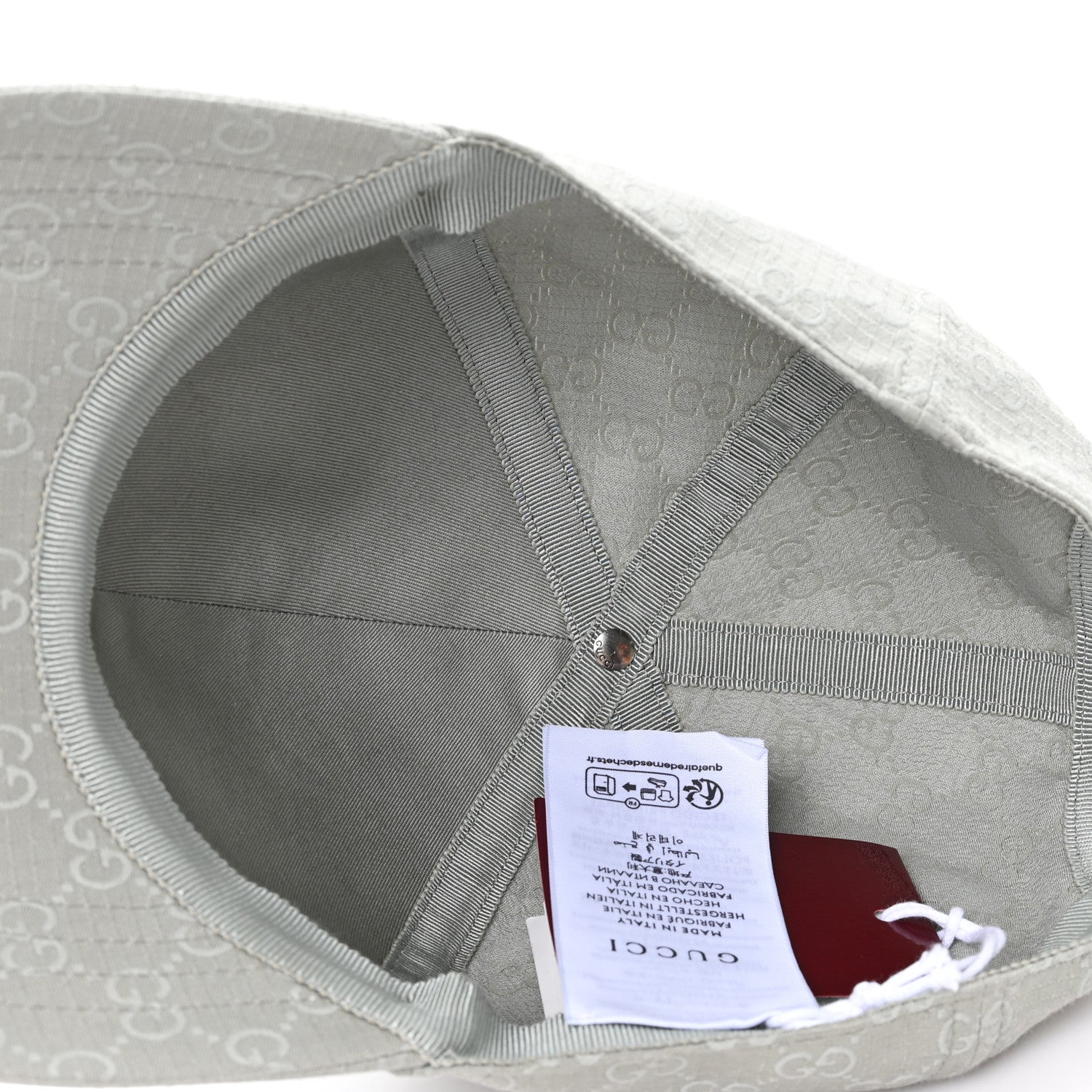 Monogram Ripstop Baseball Hat L Pale Green