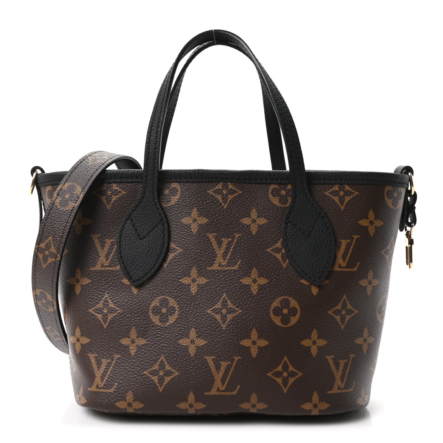 Monogram Neverfull Inside Out Bandouliere BB Black