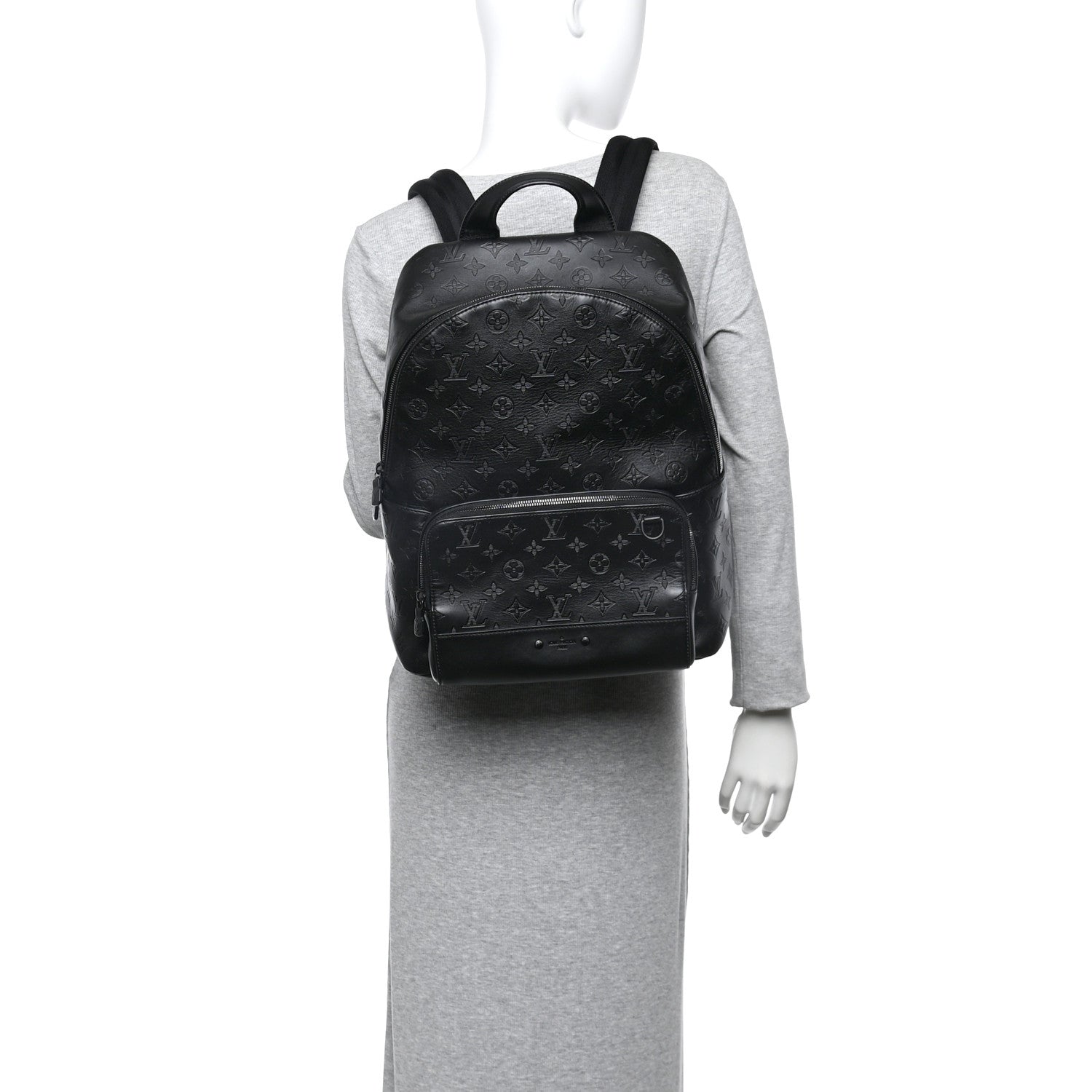 Calfskin Monogram Shadow Racer Backpack Black