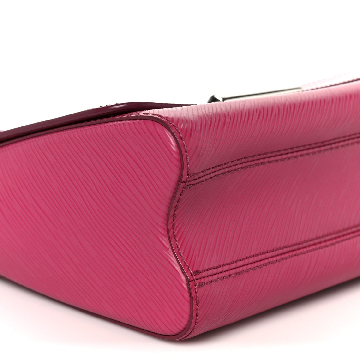 Epi Twist Shoulder Bag MM Hot Pink
