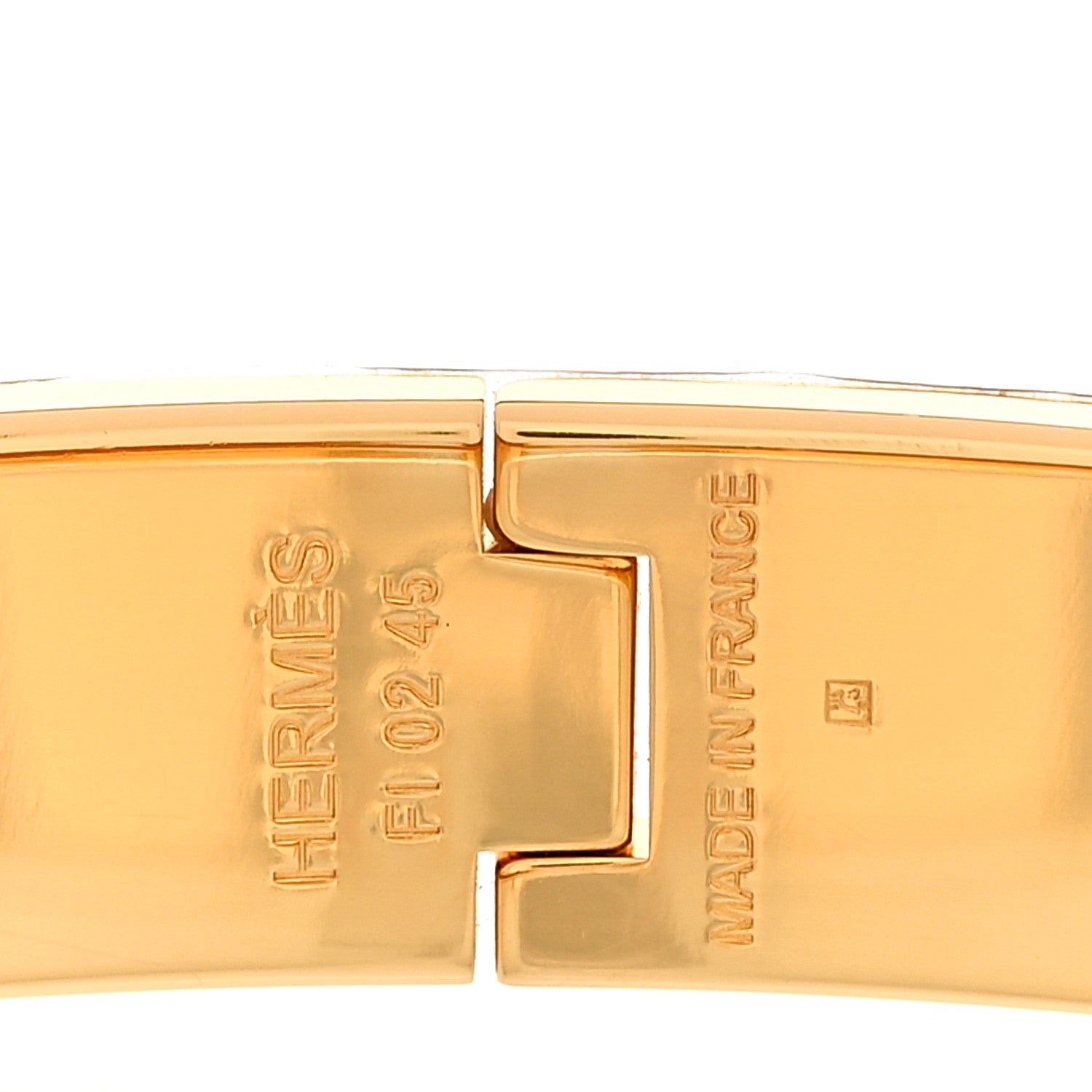Enamel Printed Narrow Coloriages et Tenues de Jour Clic Clac H Bracelet PM Solaire