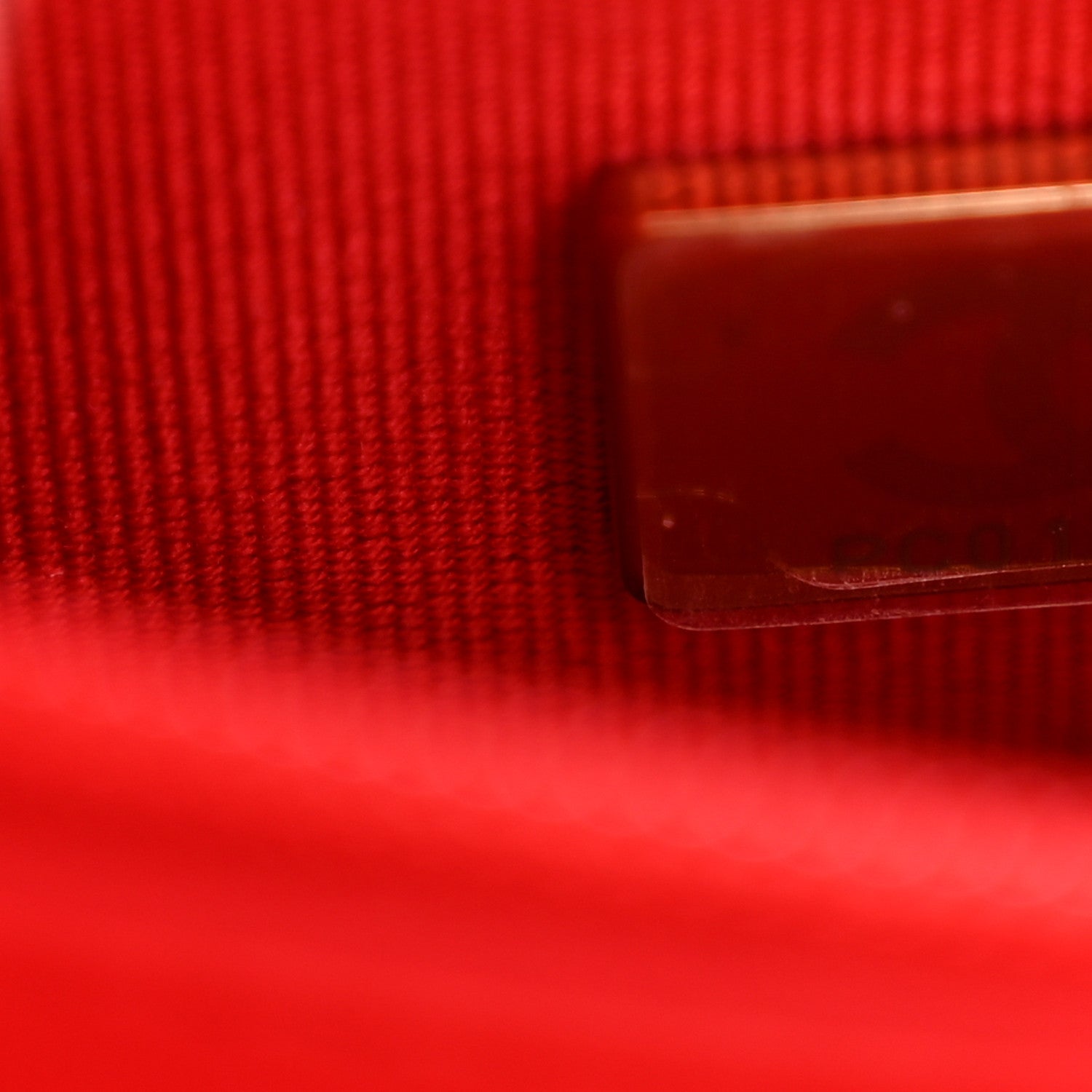 Shiny Aged Calfskin Quilted Nano Kelly Shopper Red