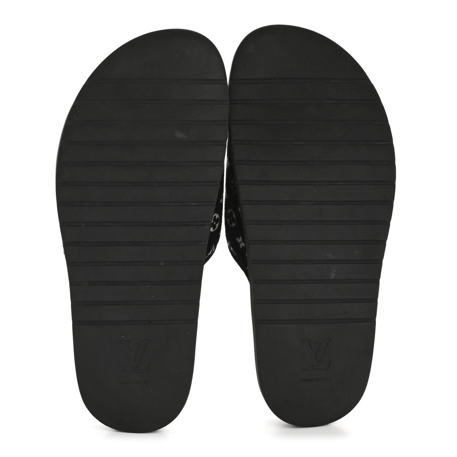 Monogram Mens Miami Mules 8.5 Black
