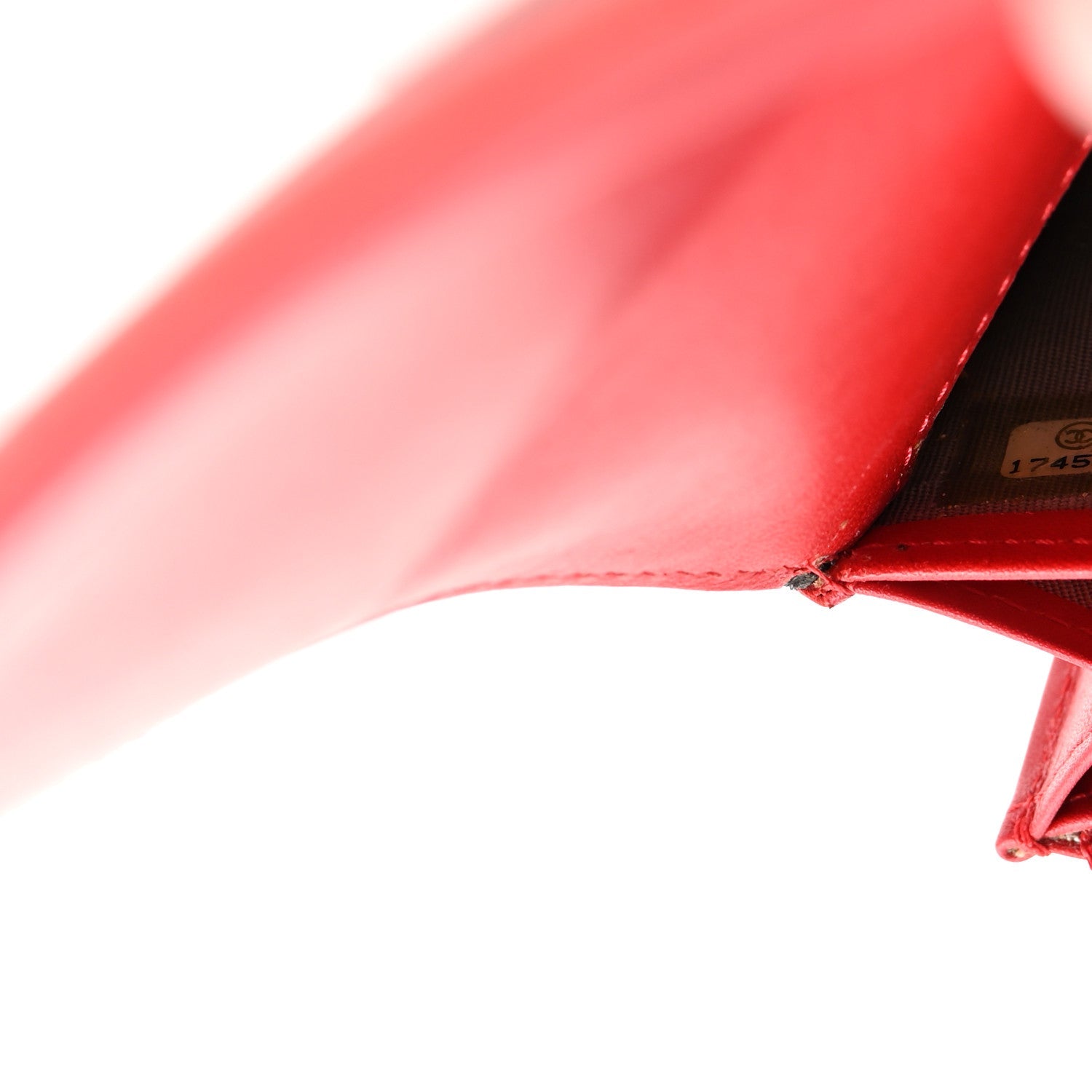 Caviar Timeless CC Large Flap Wallet Red
