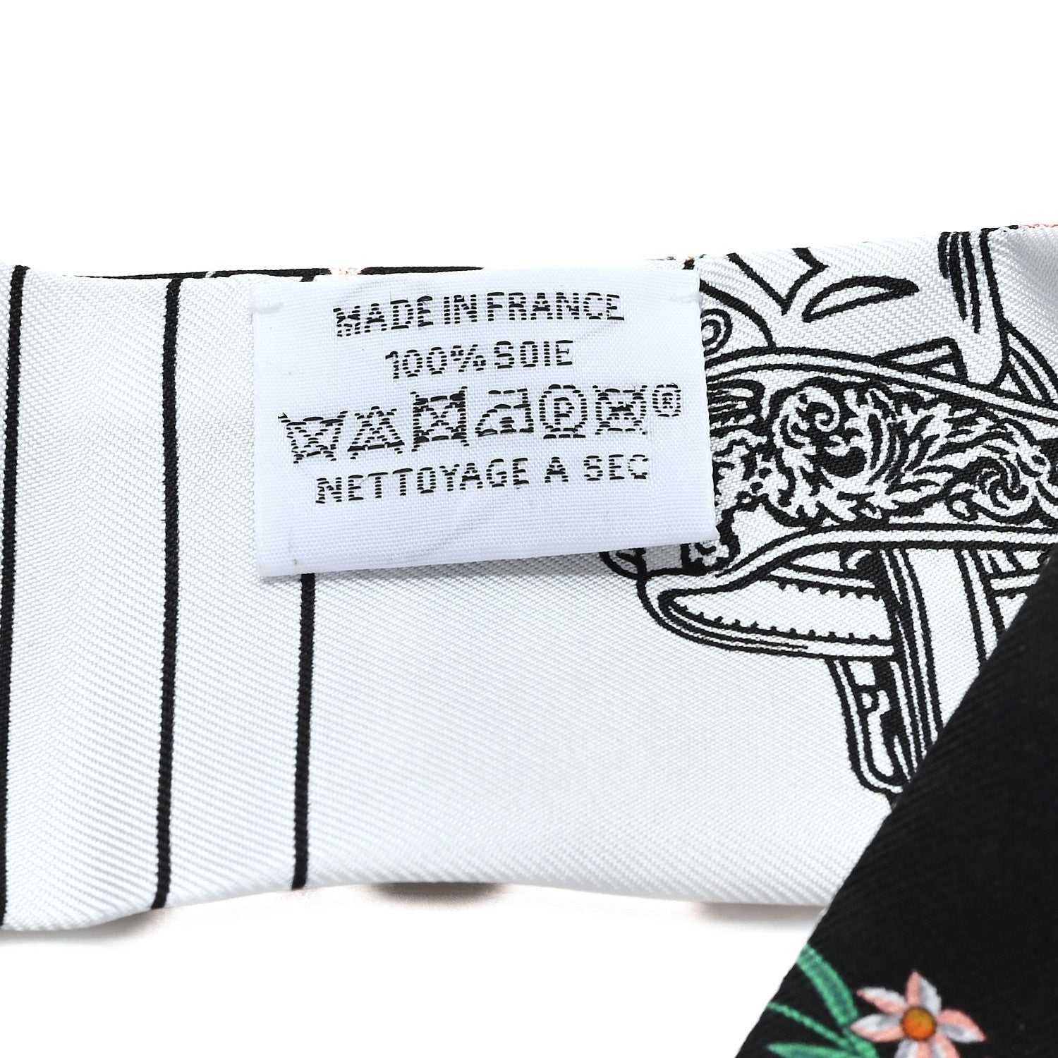 Silk Brides de Gala en Fleurs Twilly Black Multicolor White