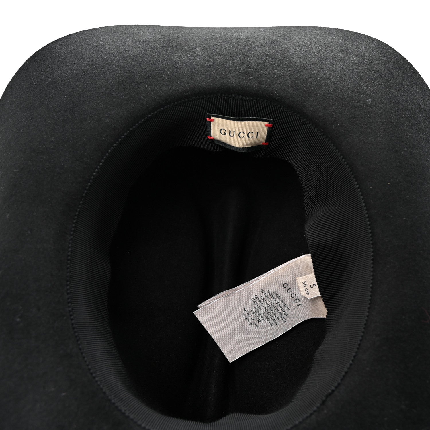 Felt Dallas Wide Brim Hat S Black