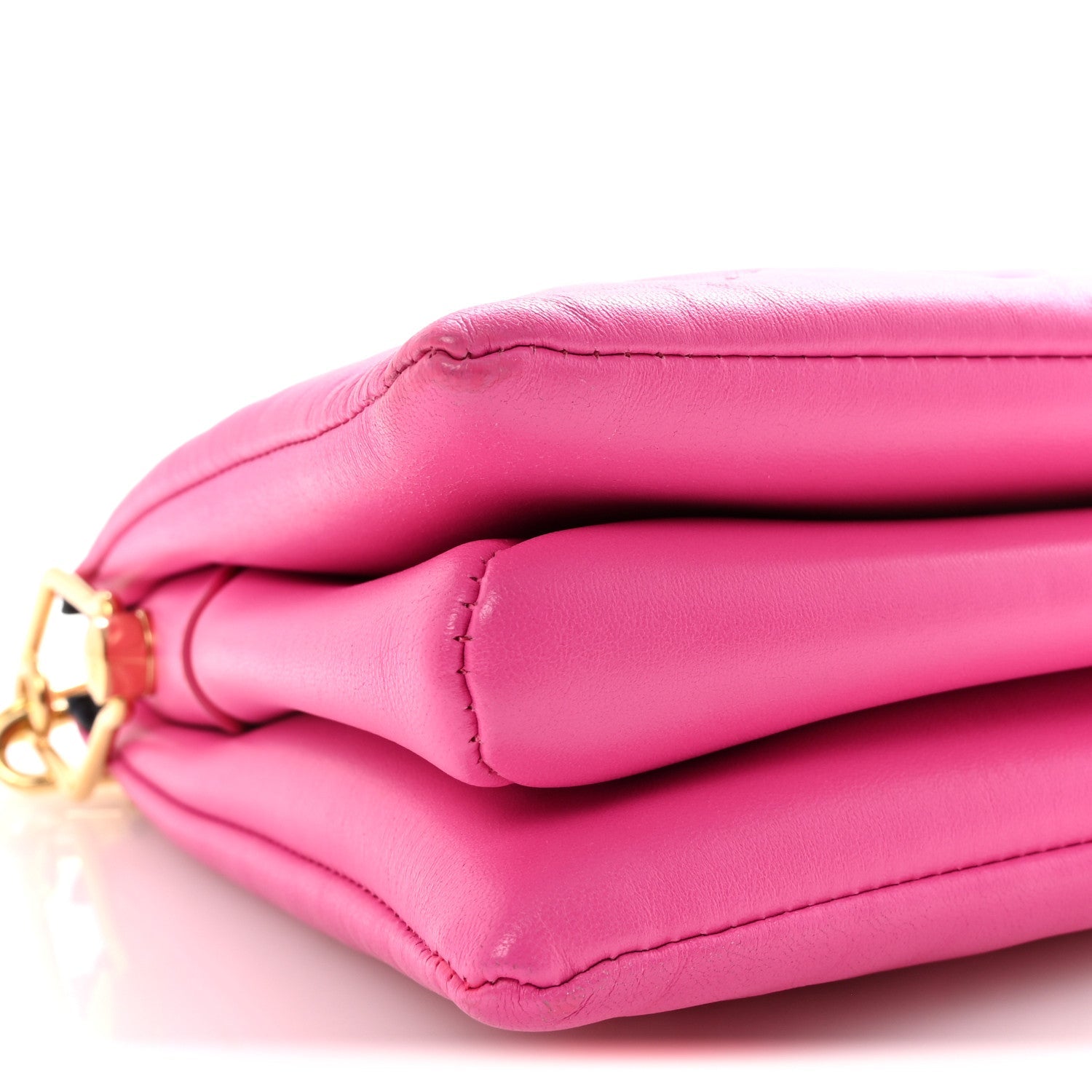 Lambskin Embossed Monogram Coussin PM Rose Miami
