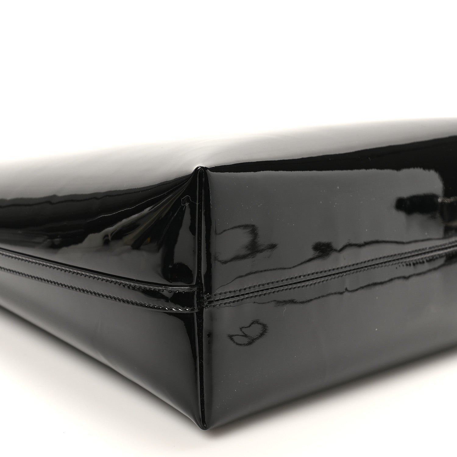 Patent Calfskin Rendez-Vous Hobo Black