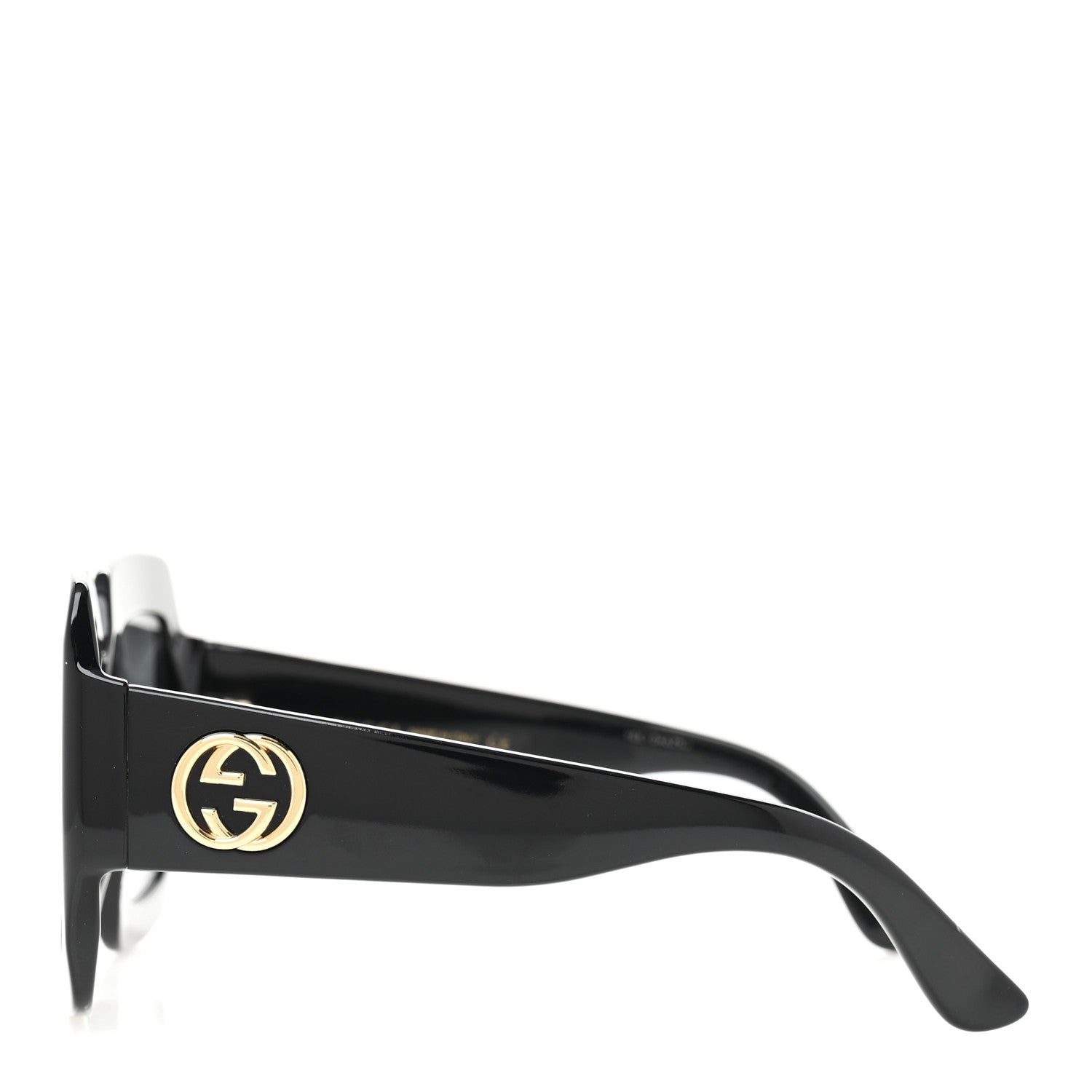 Acetate Square Frame Sunglasses GG0053SN Black