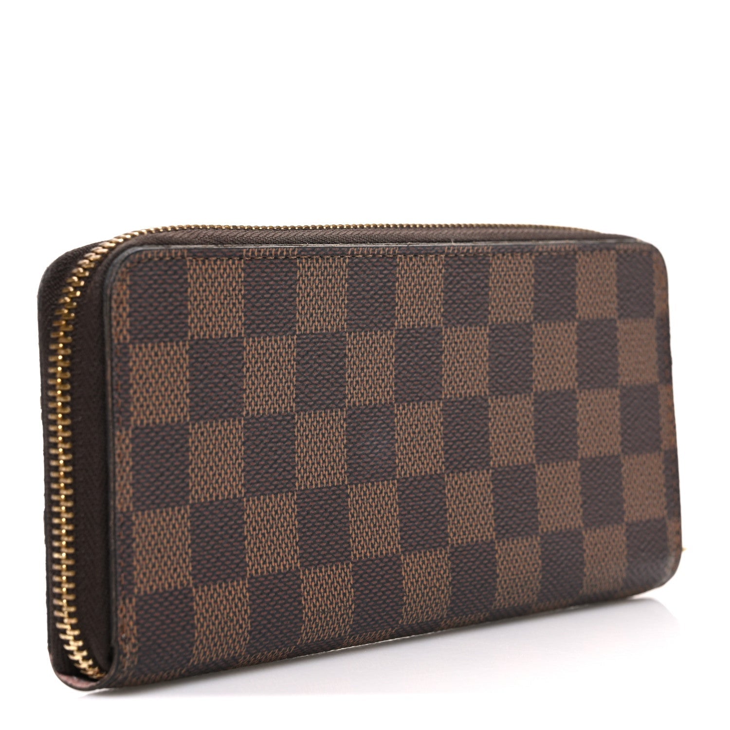 Damier Ebene Clemence Wallet Rose Ballerine